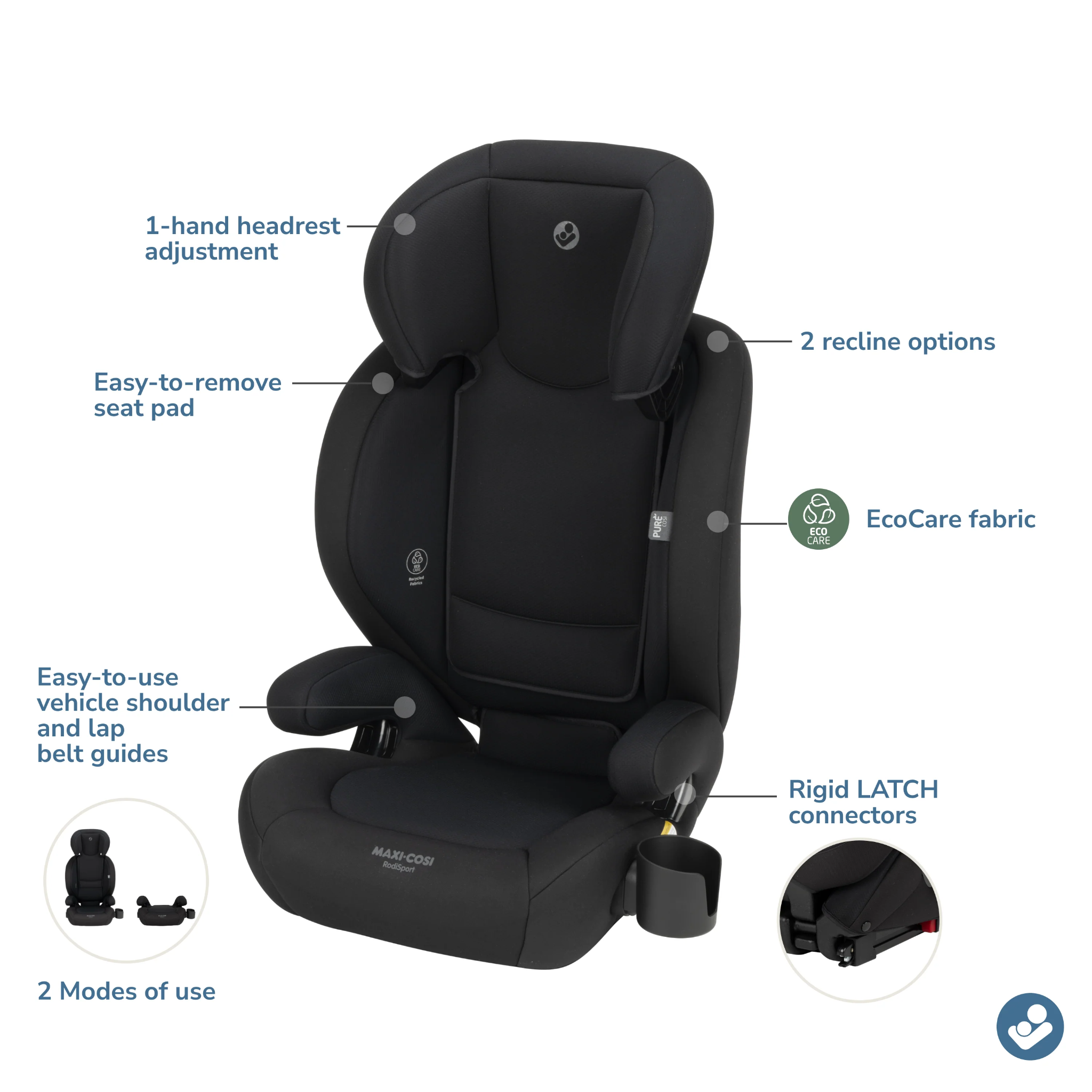 RodiSport Booster Car Seat | Tots to Teens Furniture