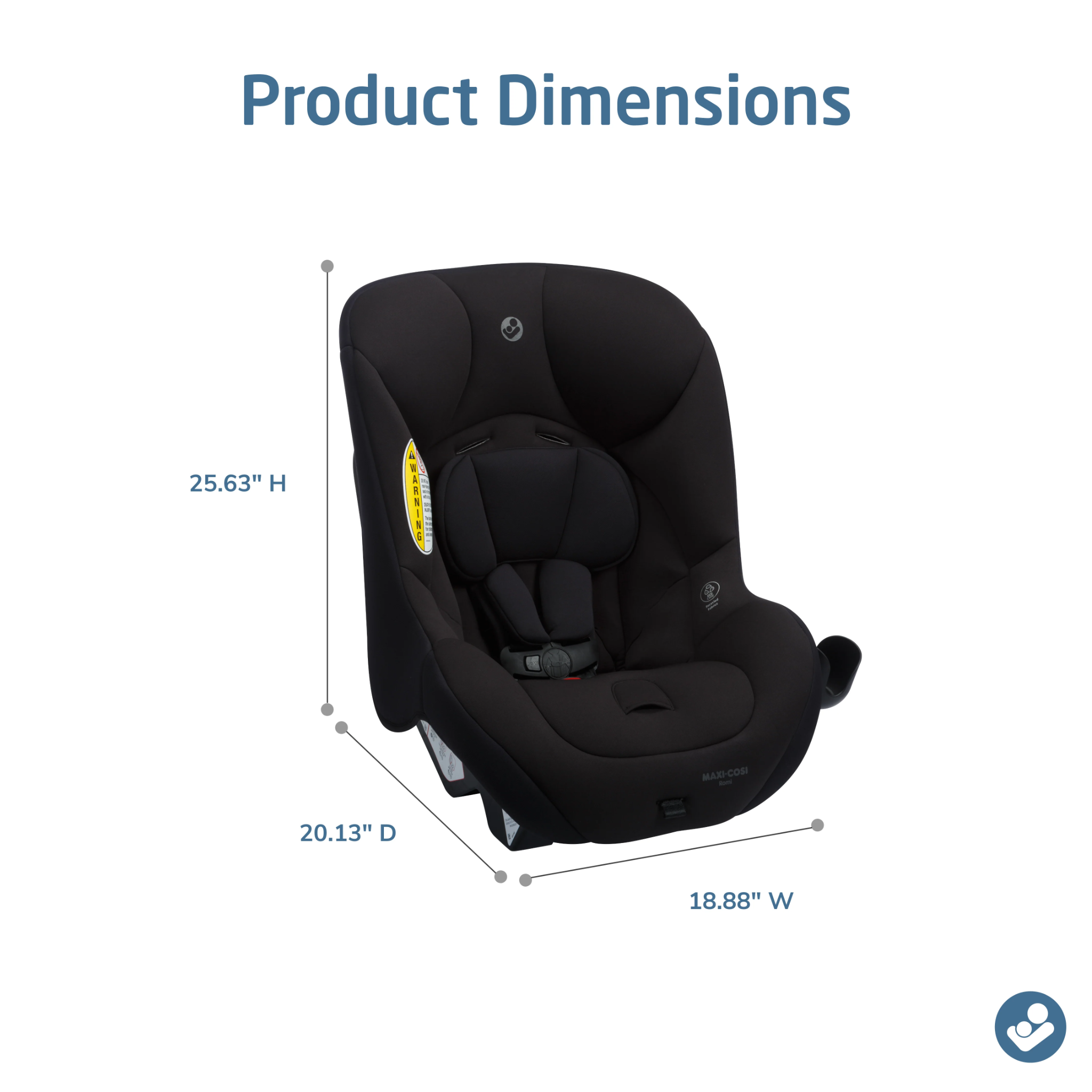 Romi 2-in-1 Convertible Car Seat - Tots to Teens Furniture