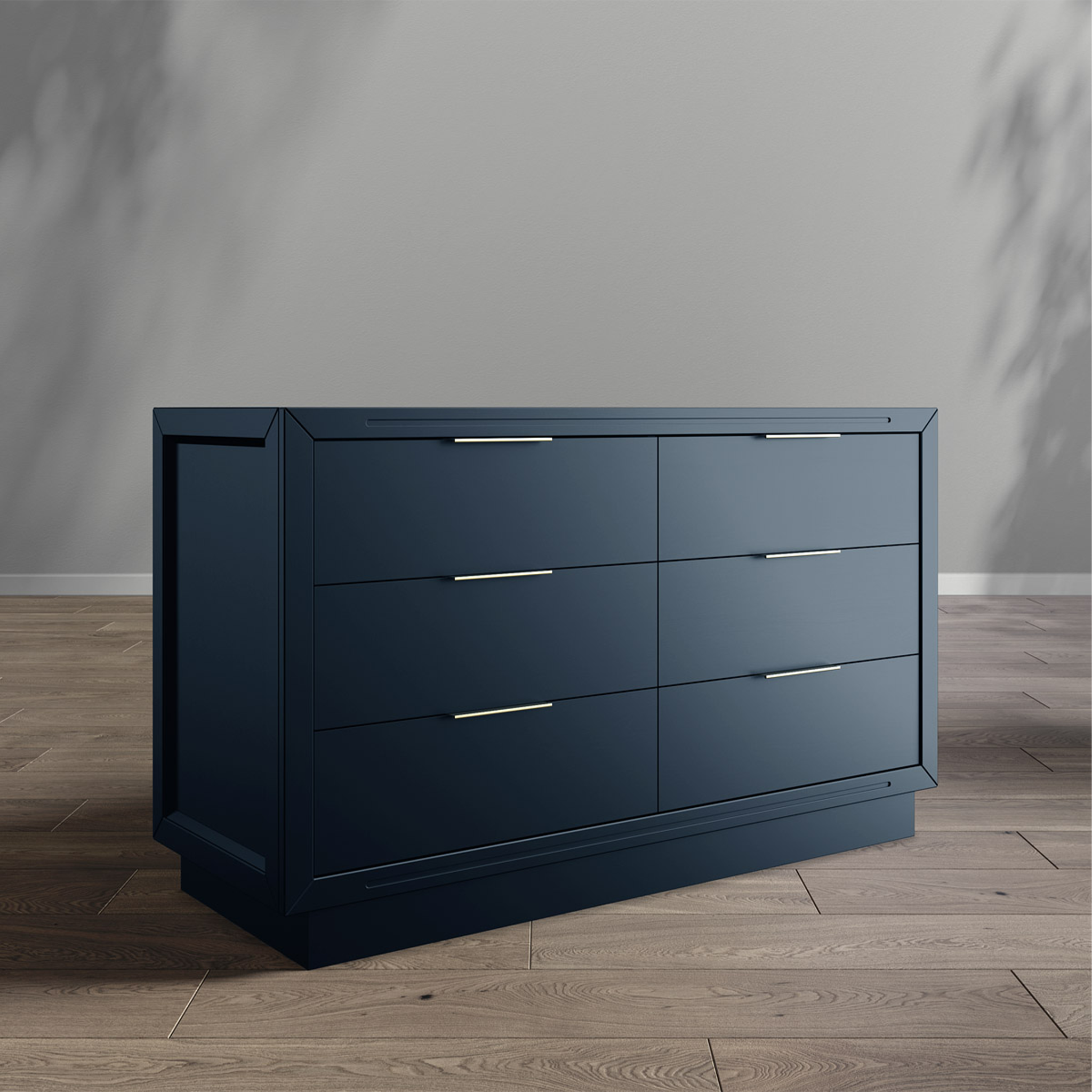 Romina Quadro Double Dresser - Tots to Teens Furniture