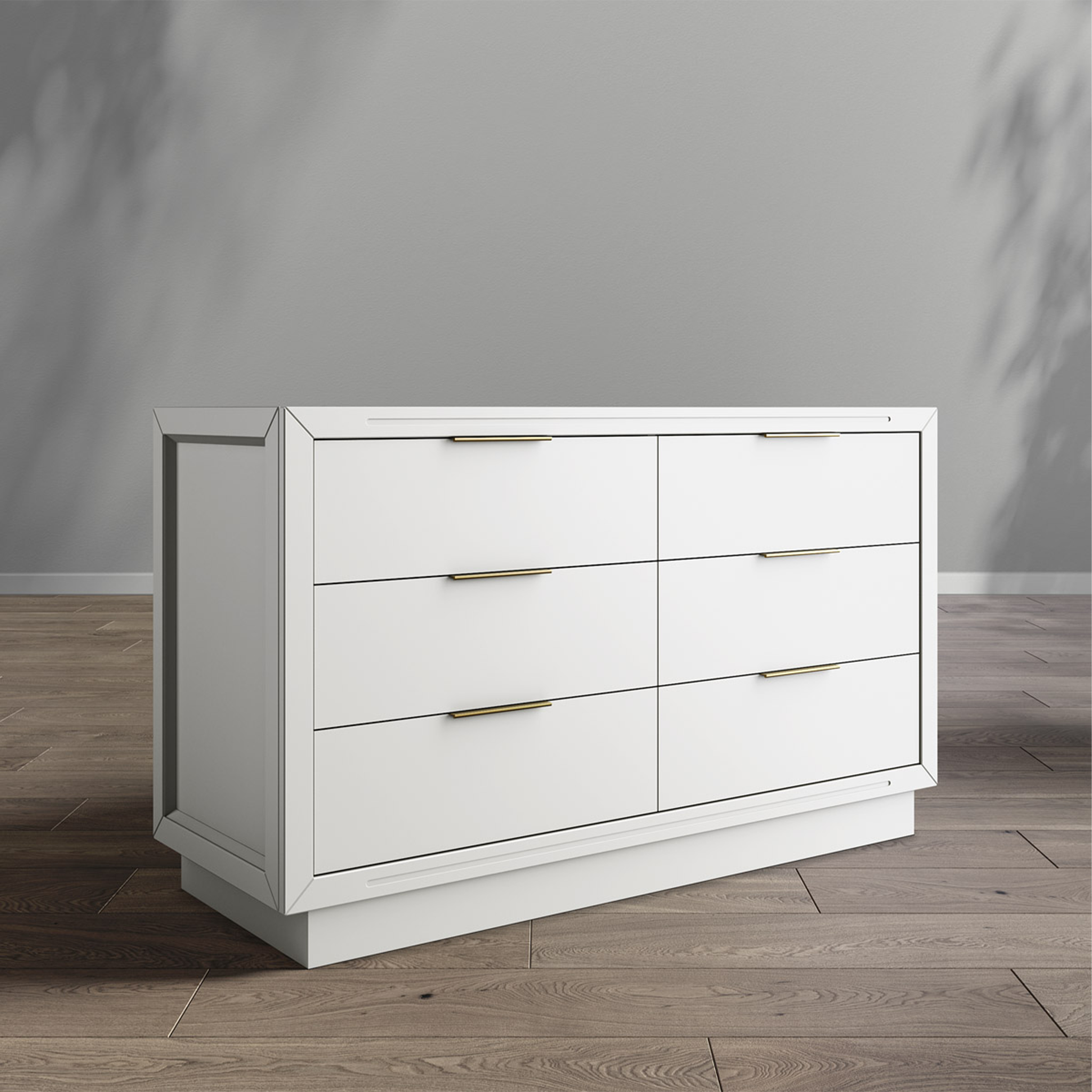 Romina Quadro Double Dresser - Tots to Teens Furniture
