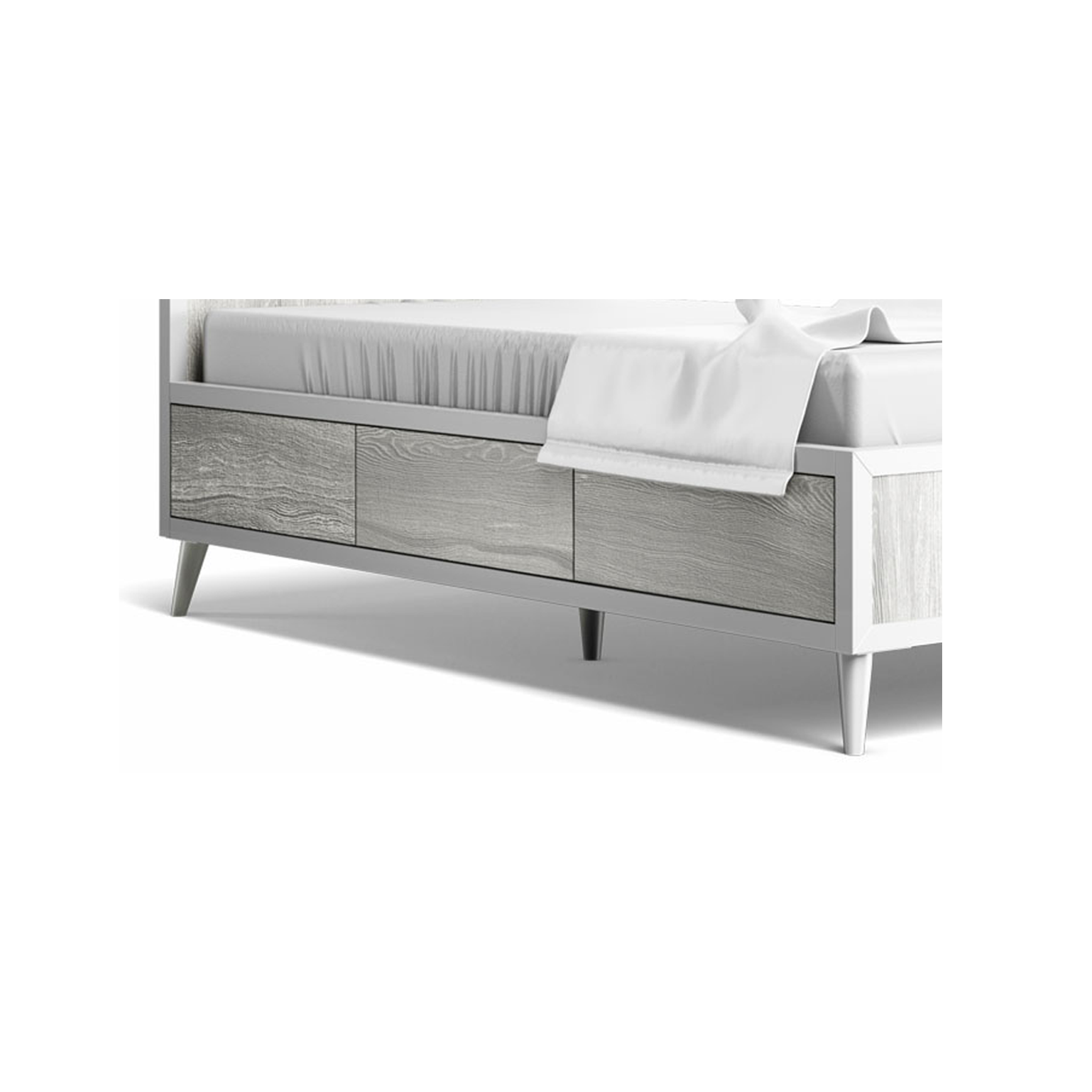 New York Bed 3 Drawer Underbed Storage System - Tots to Teens Furniture