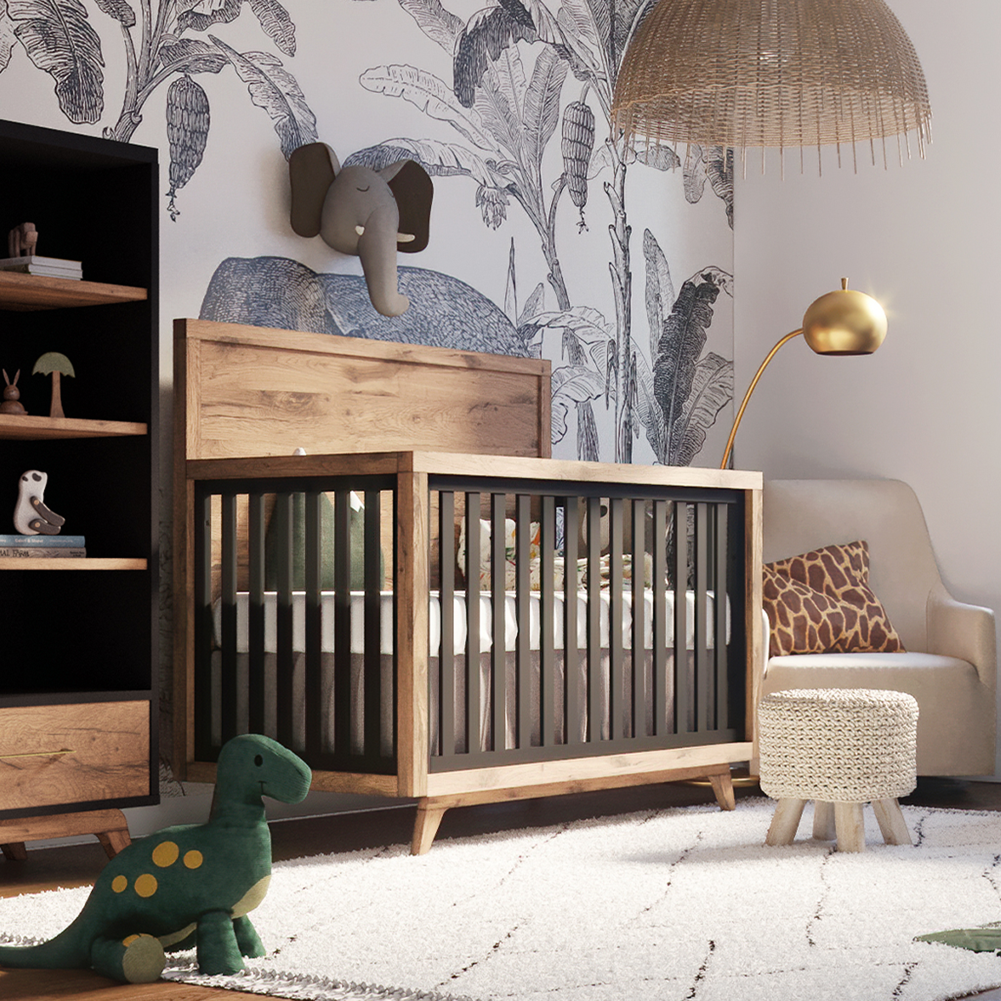 Romina Uptown Convertible Crib - Tots to Teens Furniture