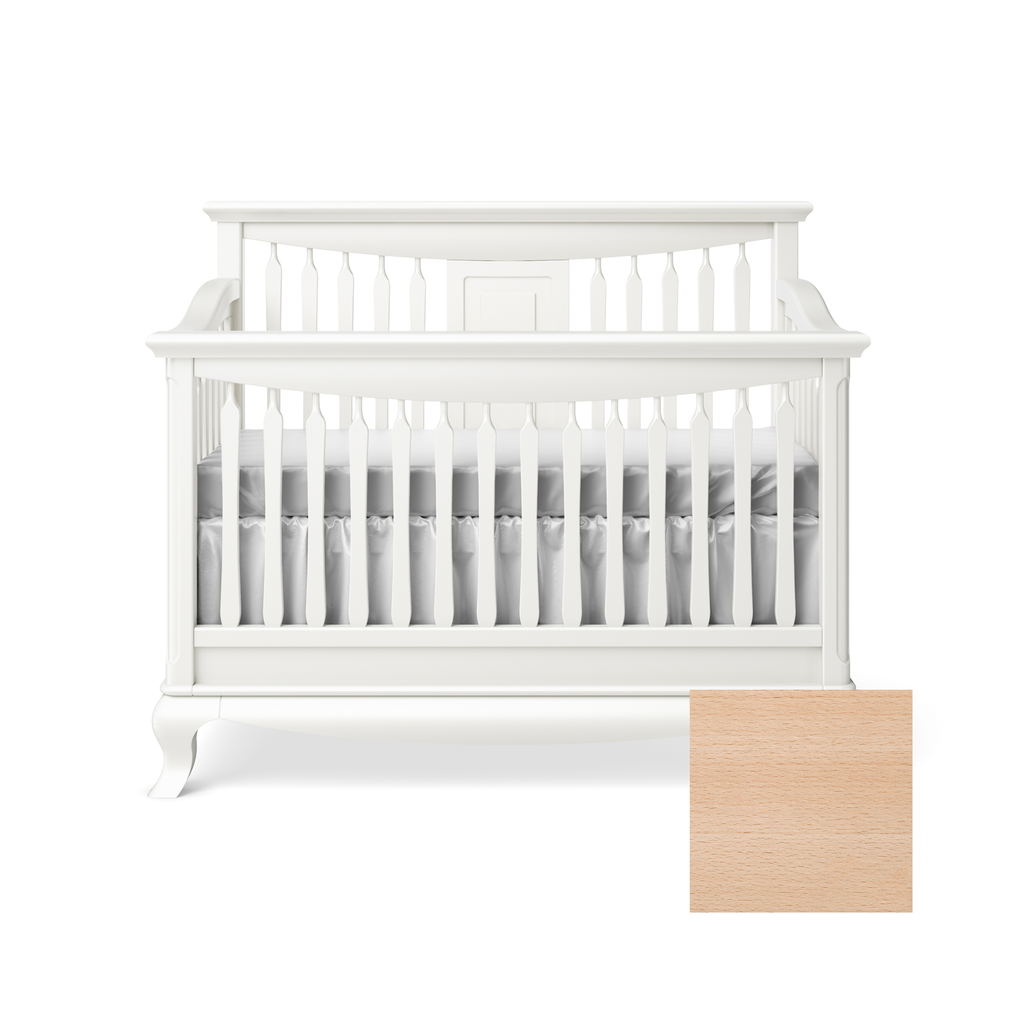 Antonio Convertible Crib with Open Panel - Tots to Teens Furniture