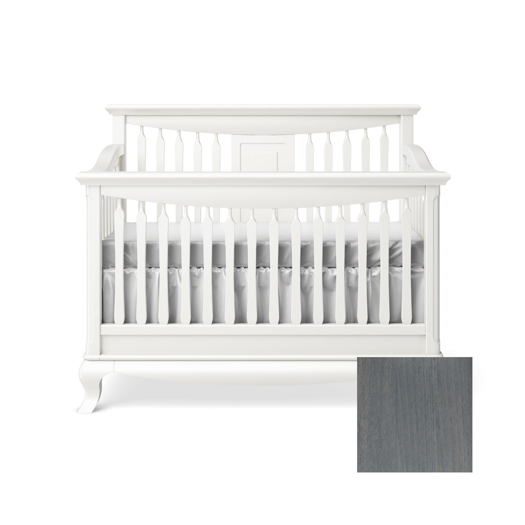 Antonio Convertible Crib with Open Panel - Tots to Teens Furniture