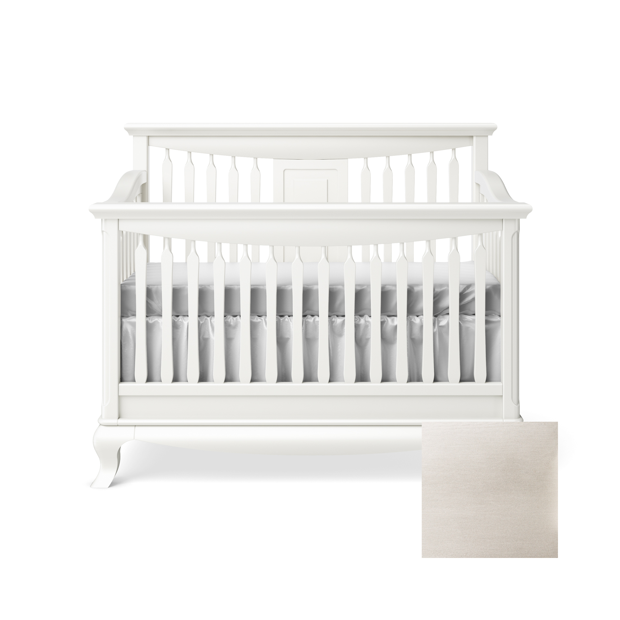 Antonio Convertible Crib with Open Panel - Tots to Teens Furniture