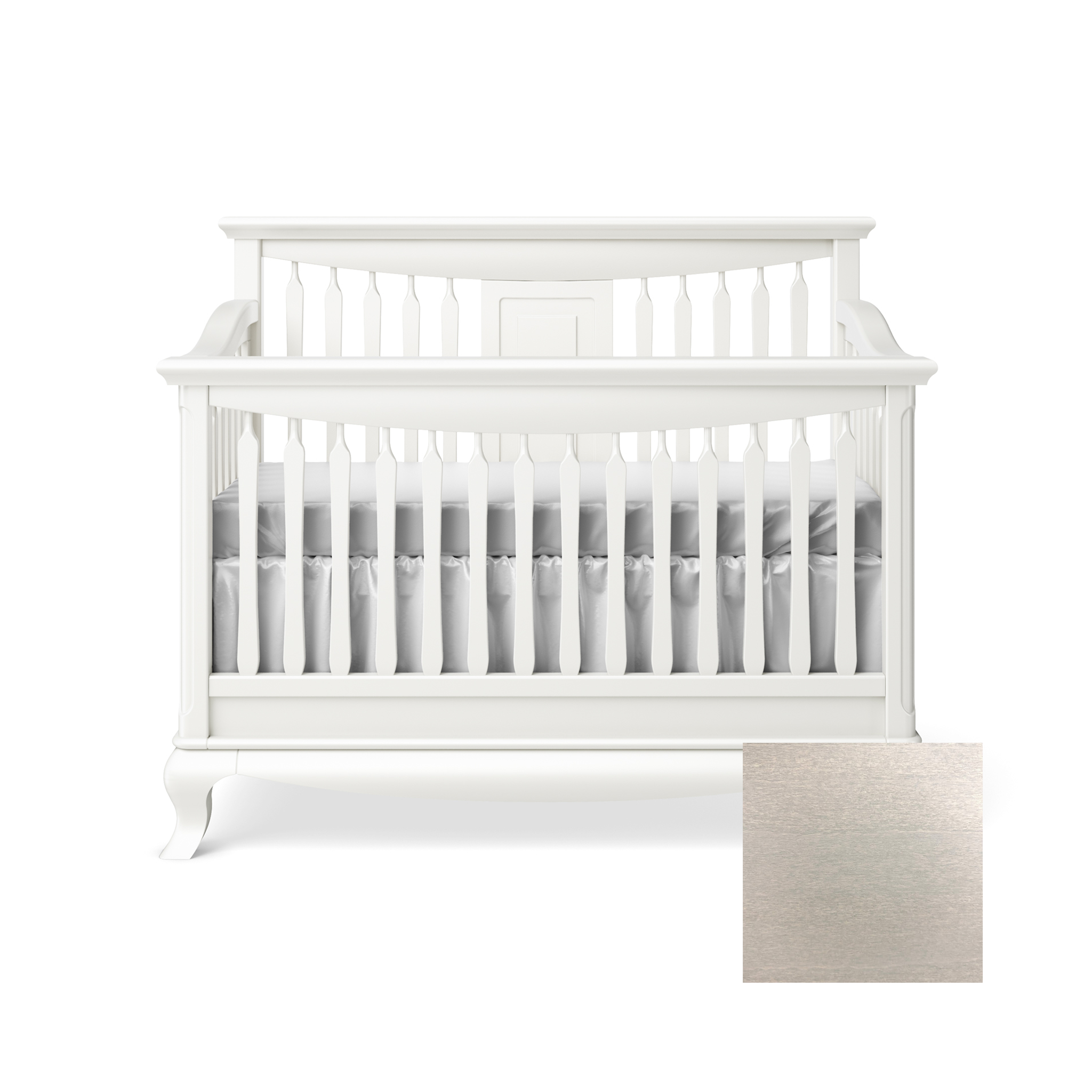 Antonio Convertible Crib with Open Panel - Tots to Teens Furniture