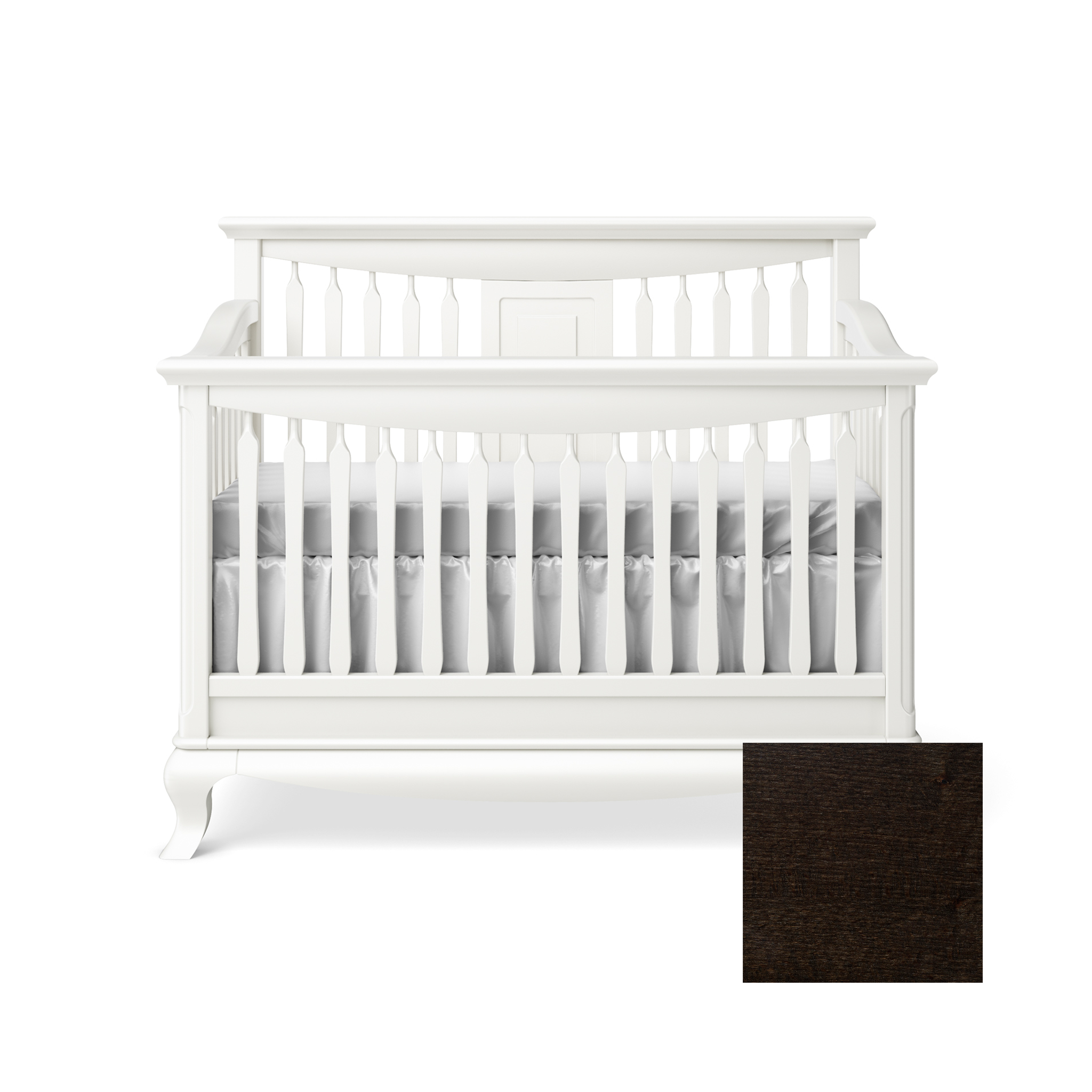 Antonio Convertible Crib with Open Panel - Tots to Teens Furniture