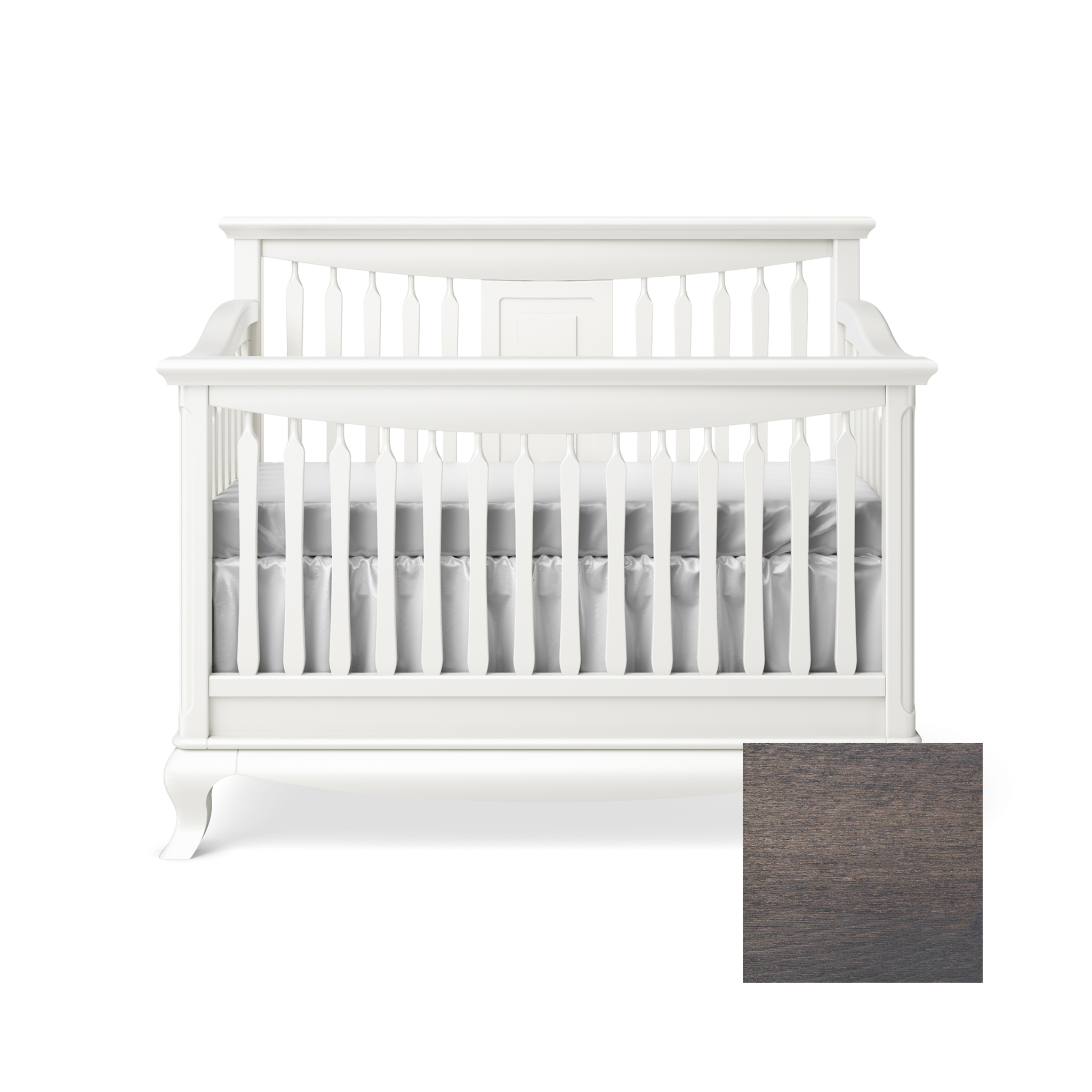 Antonio Convertible Crib with Open Panel - Tots to Teens Furniture