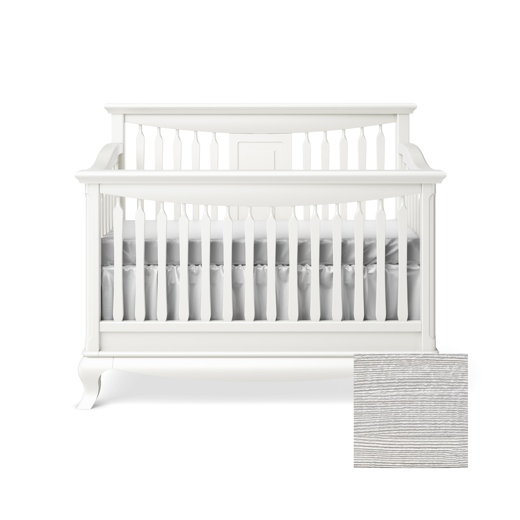 Antonio Convertible Crib with Open Panel - Tots to Teens Furniture