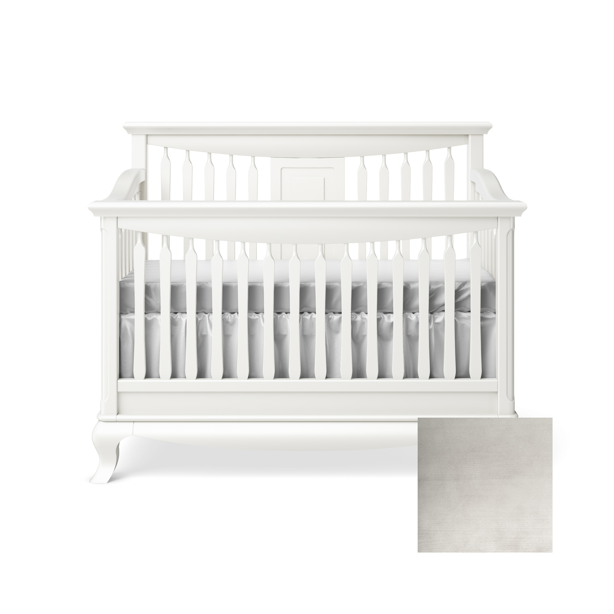 Antonio Convertible Crib with Open Panel - Tots to Teens Furniture