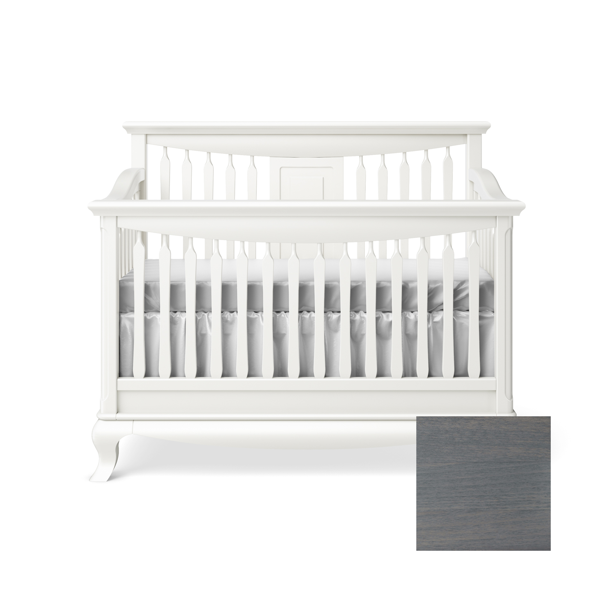 Antonio Convertible Crib with Open Panel - Tots to Teens Furniture