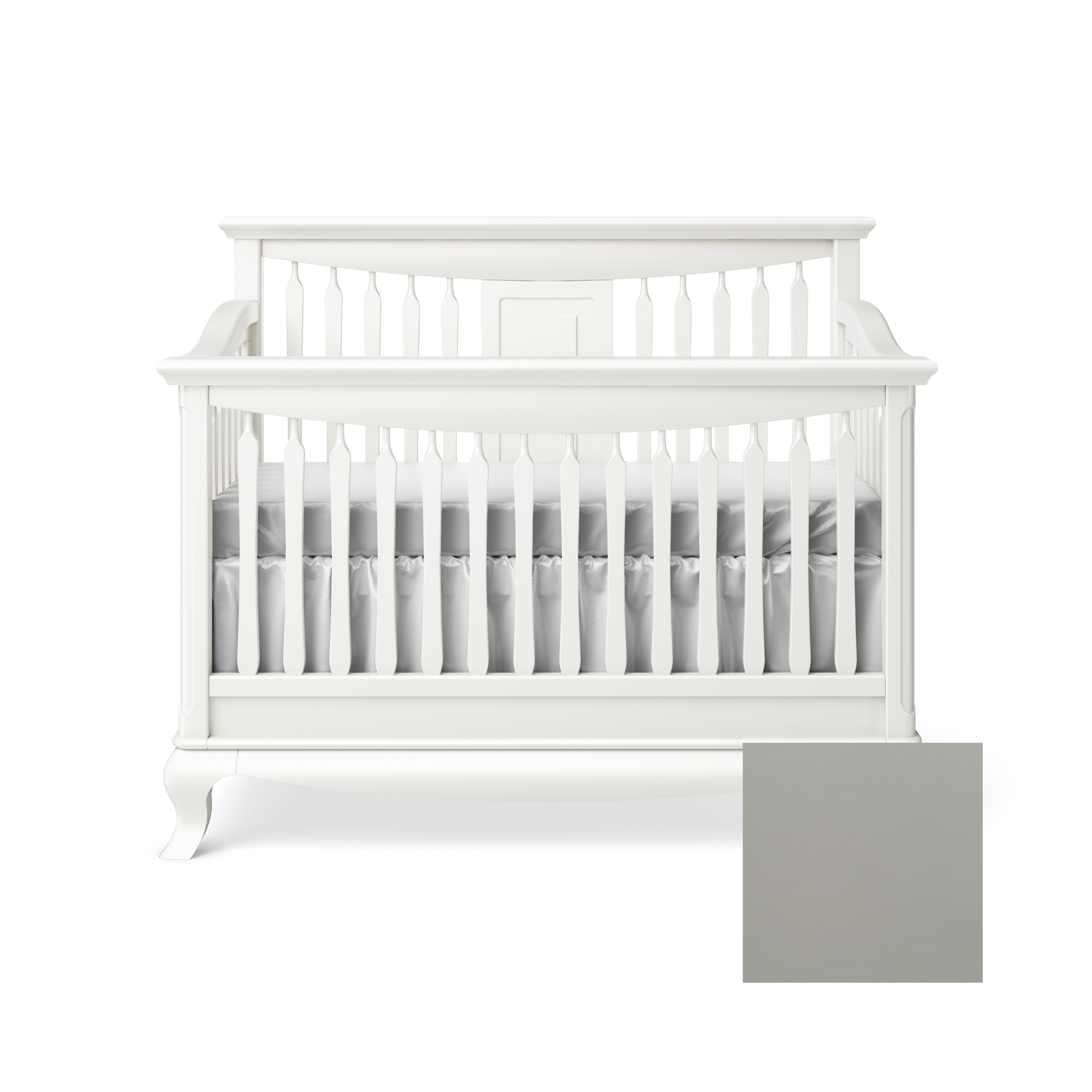 Antonio Convertible Crib with Open Panel - Tots to Teens Furniture