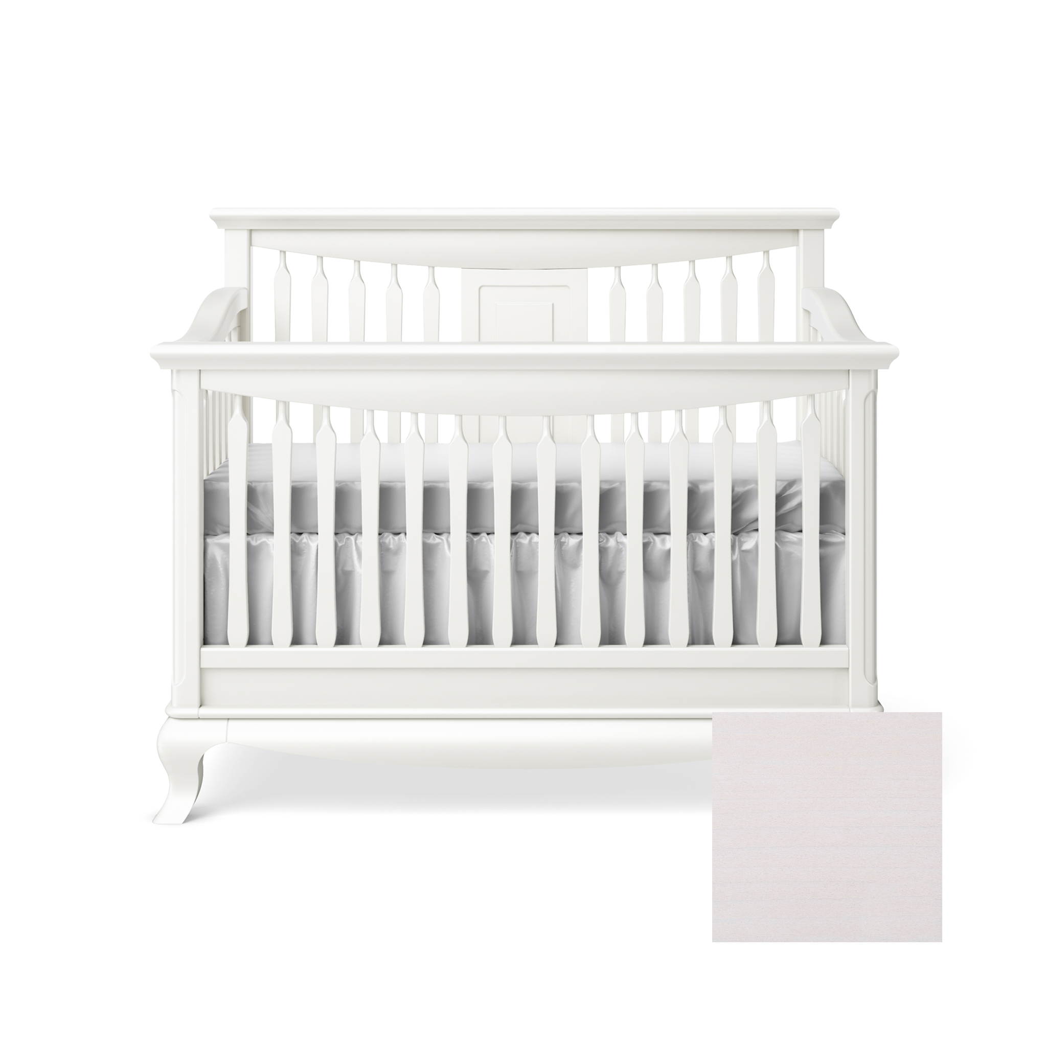 Antonio Convertible Crib with Open Panel - Tots to Teens Furniture