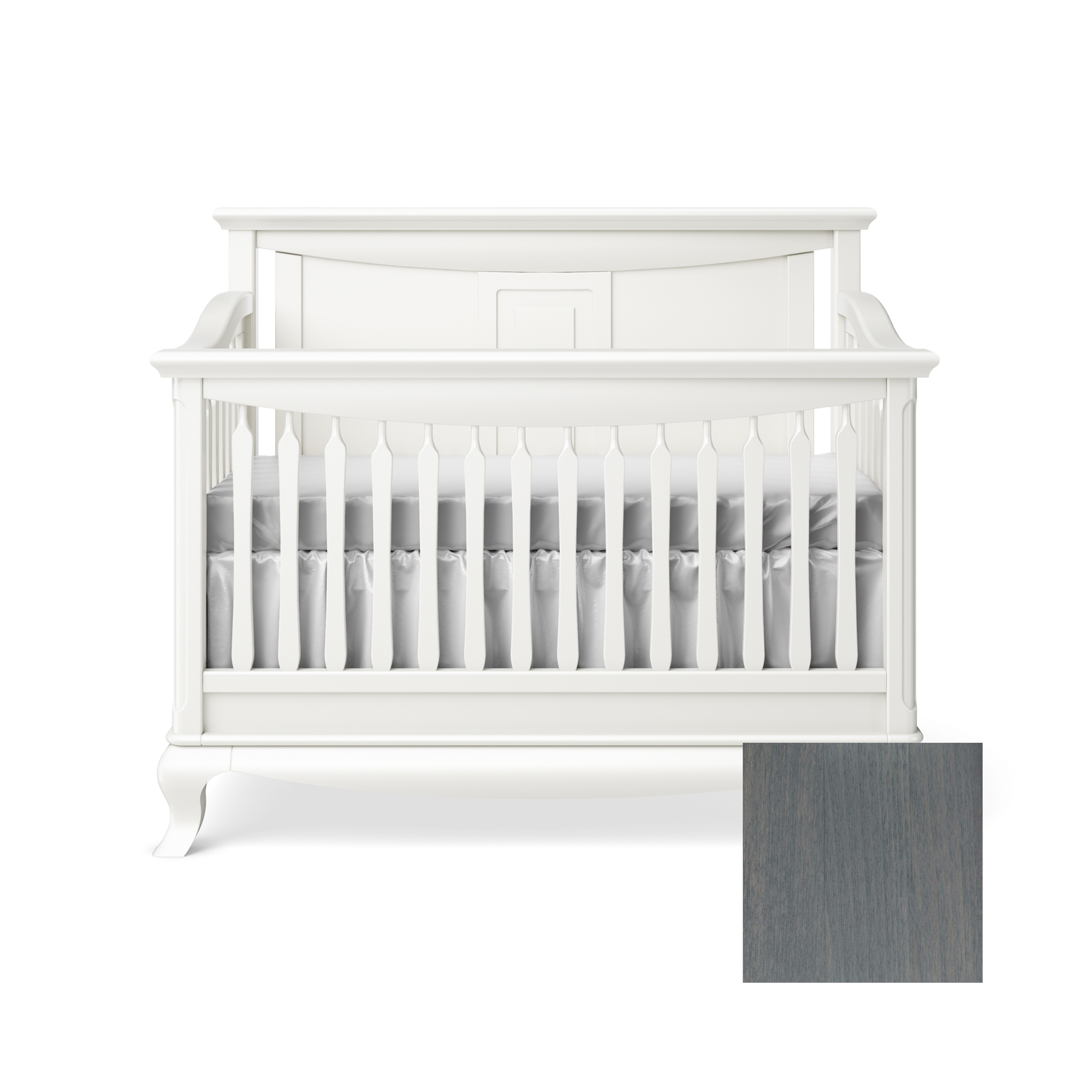 Antonio Convertible Crib with Solid Panel - Tots to Teens Furniture