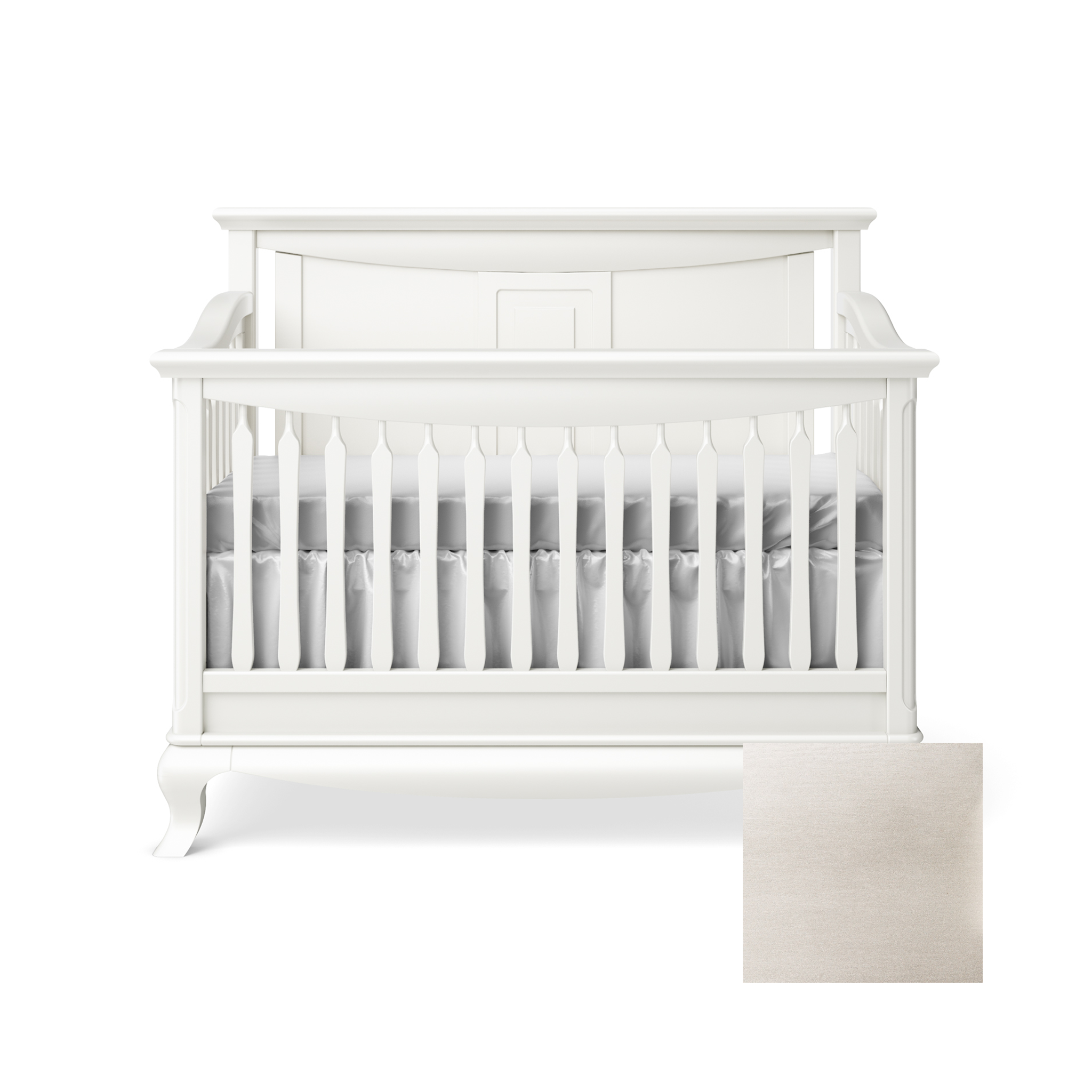 Antonio Convertible Crib with Solid Panel - Tots to Teens Furniture