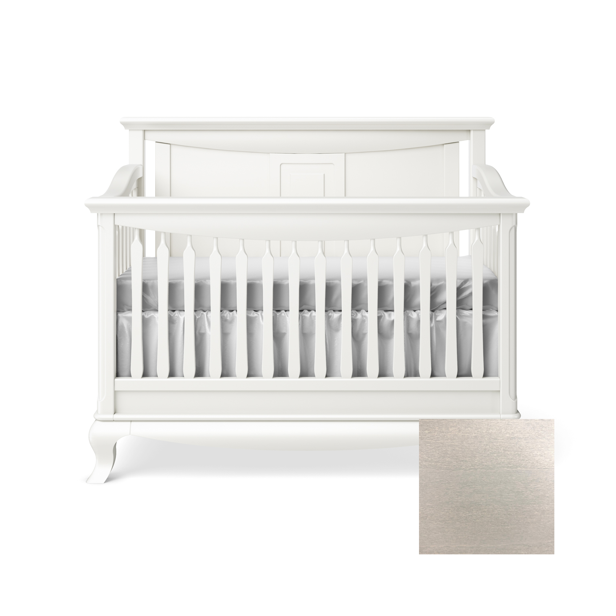 Antonio Convertible Crib with Solid Panel - Tots to Teens Furniture