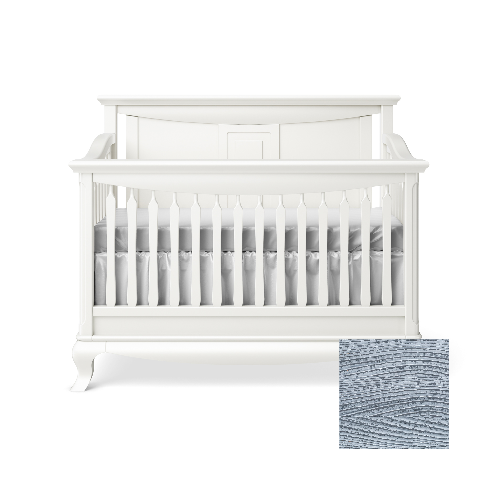 Antonio Convertible Crib with Solid Panel - Tots to Teens Furniture