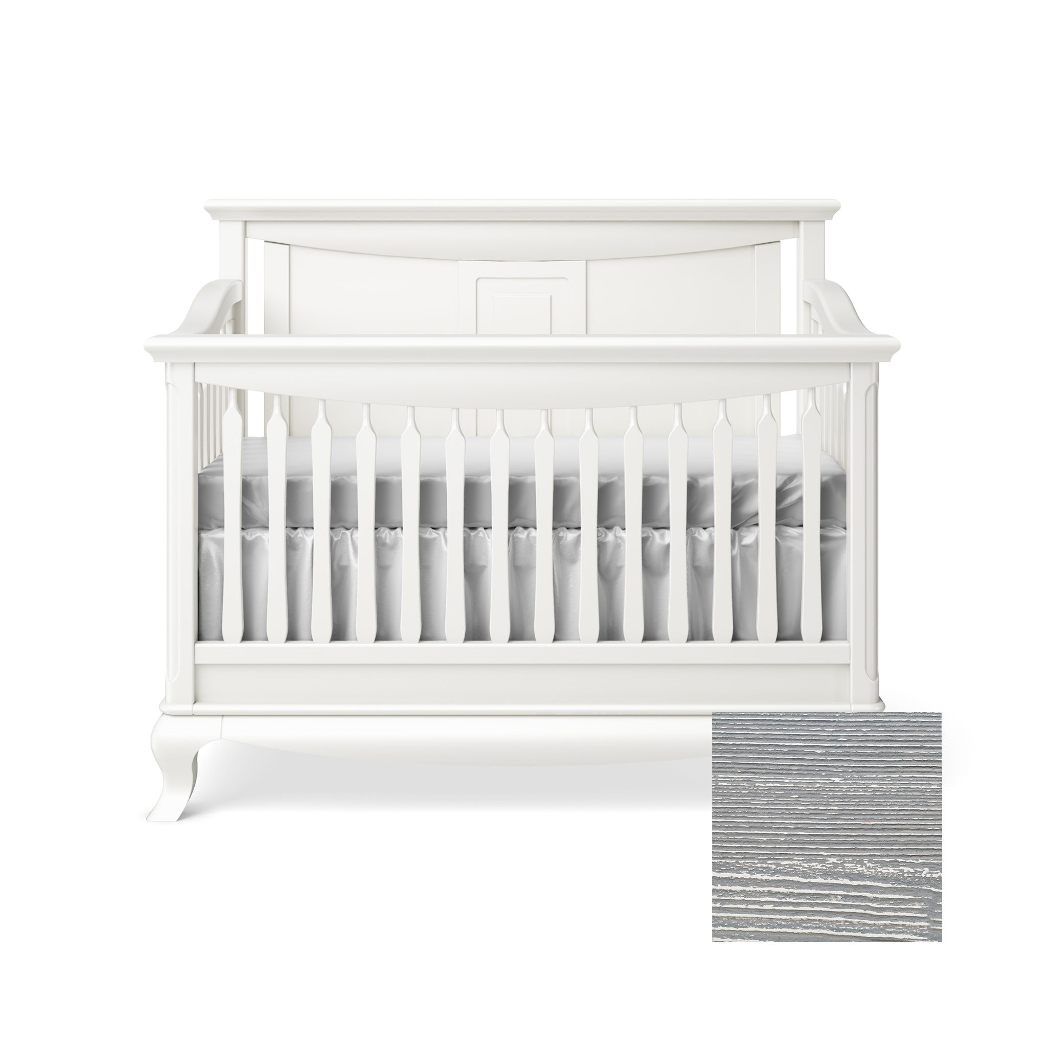 Antonio Convertible Crib with Solid Panel - Tots to Teens Furniture