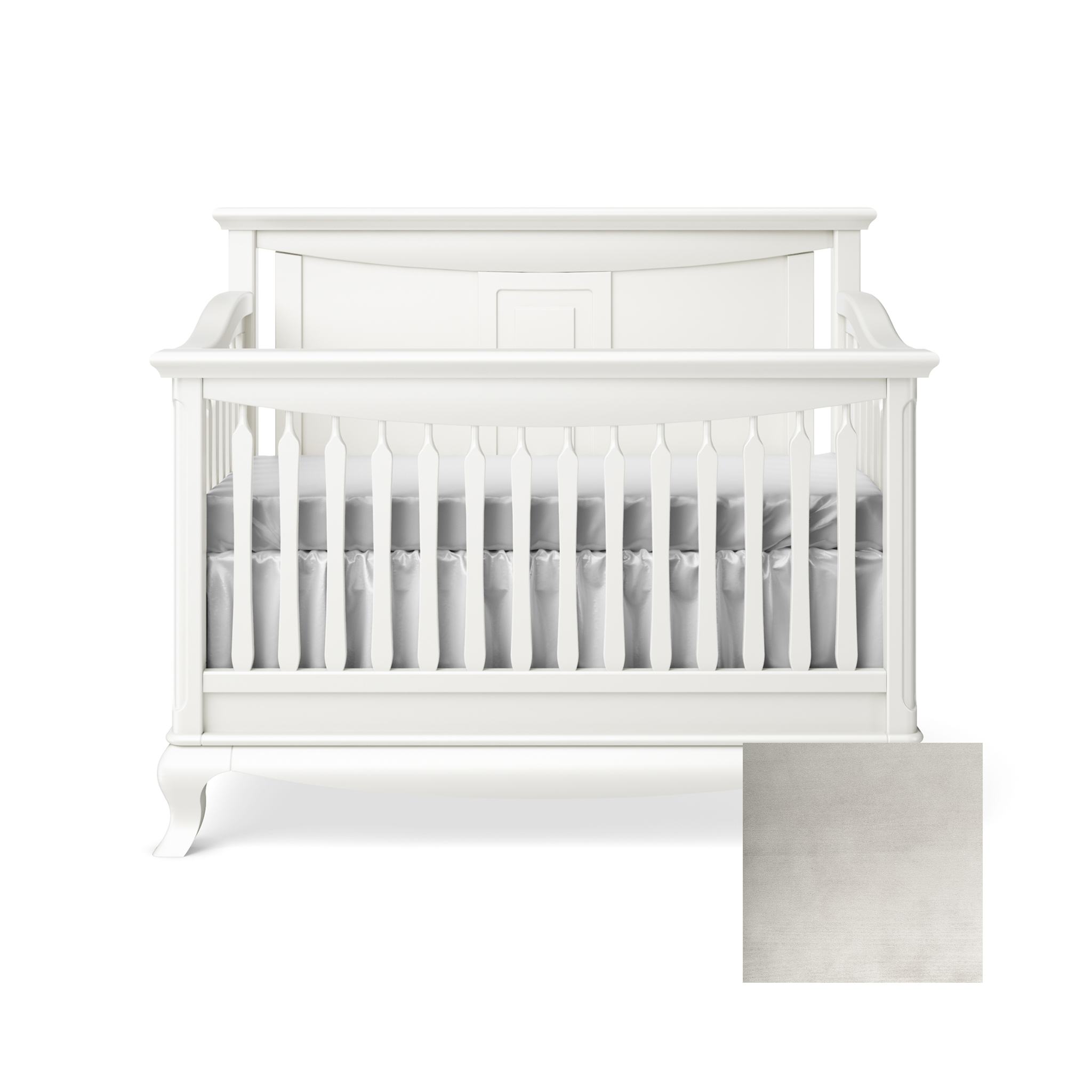 Antonio Convertible Crib with Solid Panel - Tots to Teens Furniture