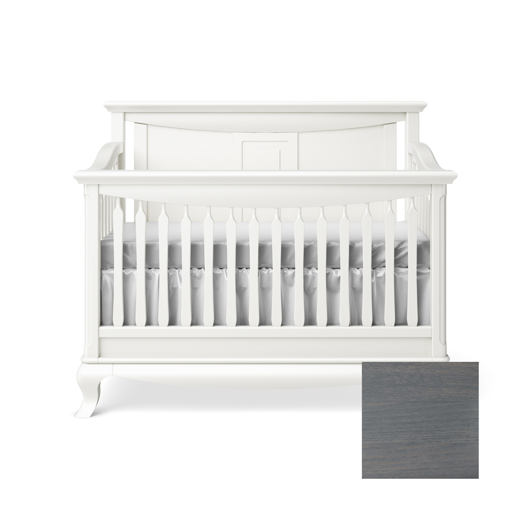 Antonio Convertible Crib with Solid Panel - Tots to Teens Furniture