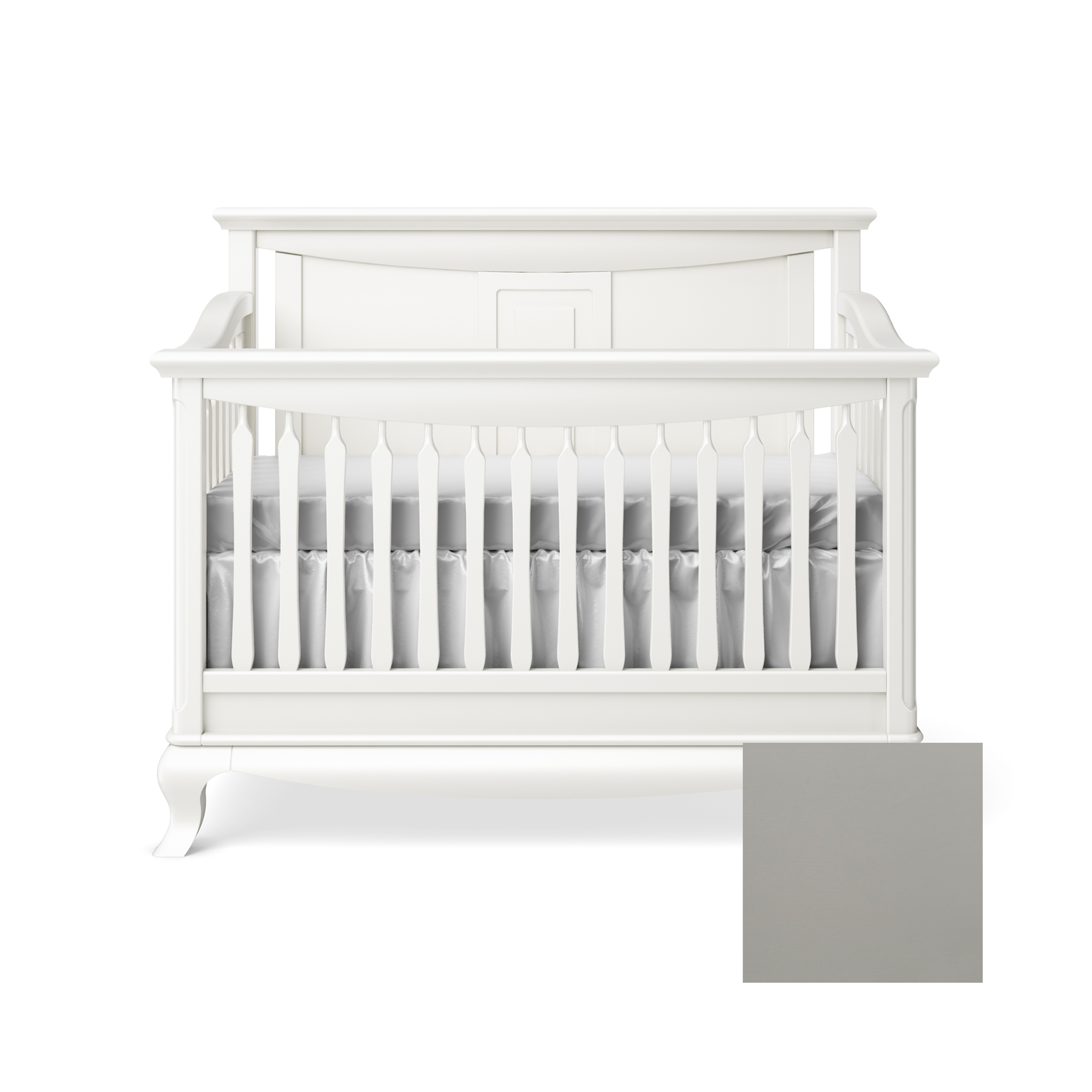 Antonio Convertible Crib with Solid Panel - Tots to Teens Furniture
