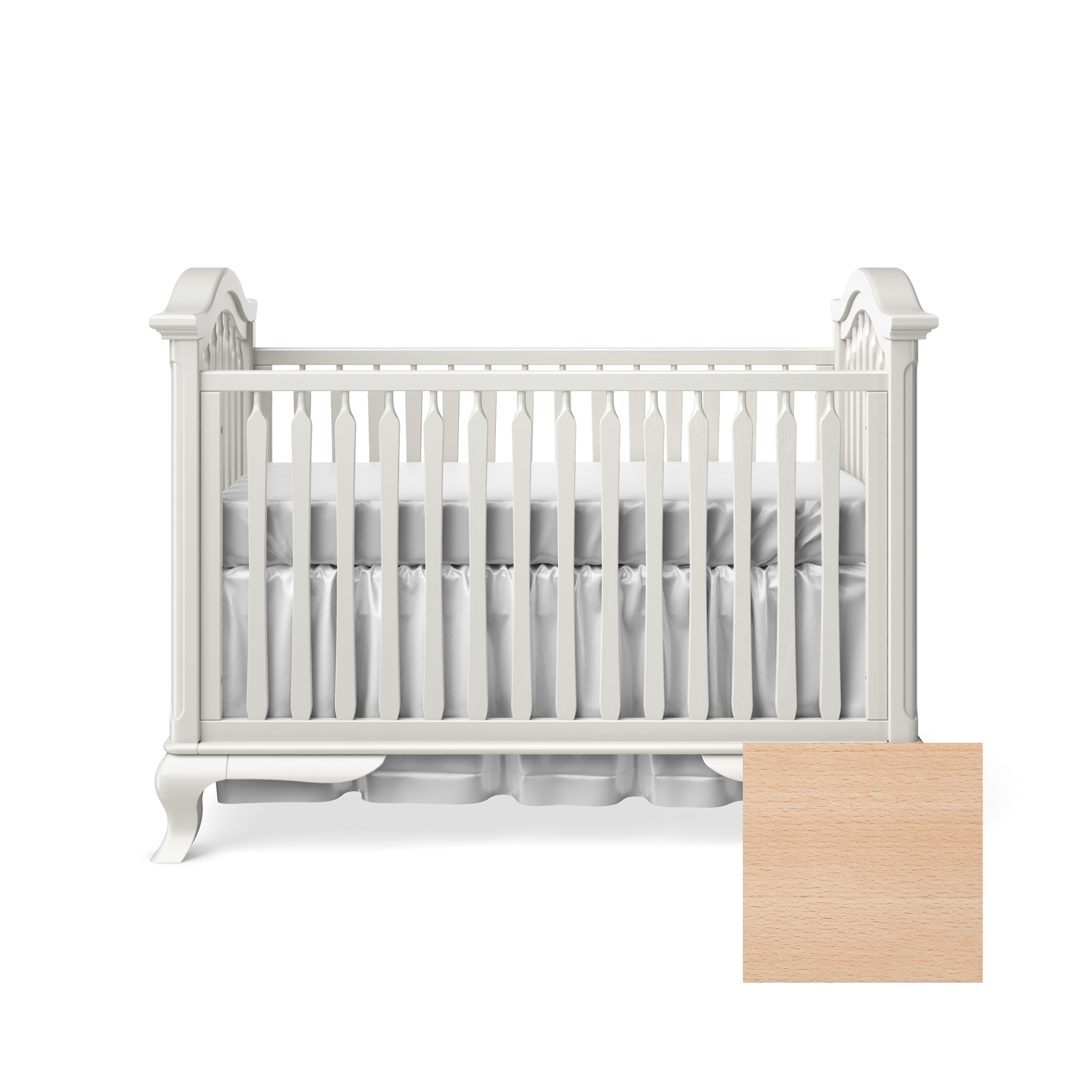 Cleopatra Classic Crib - Tots to Teens Furniture