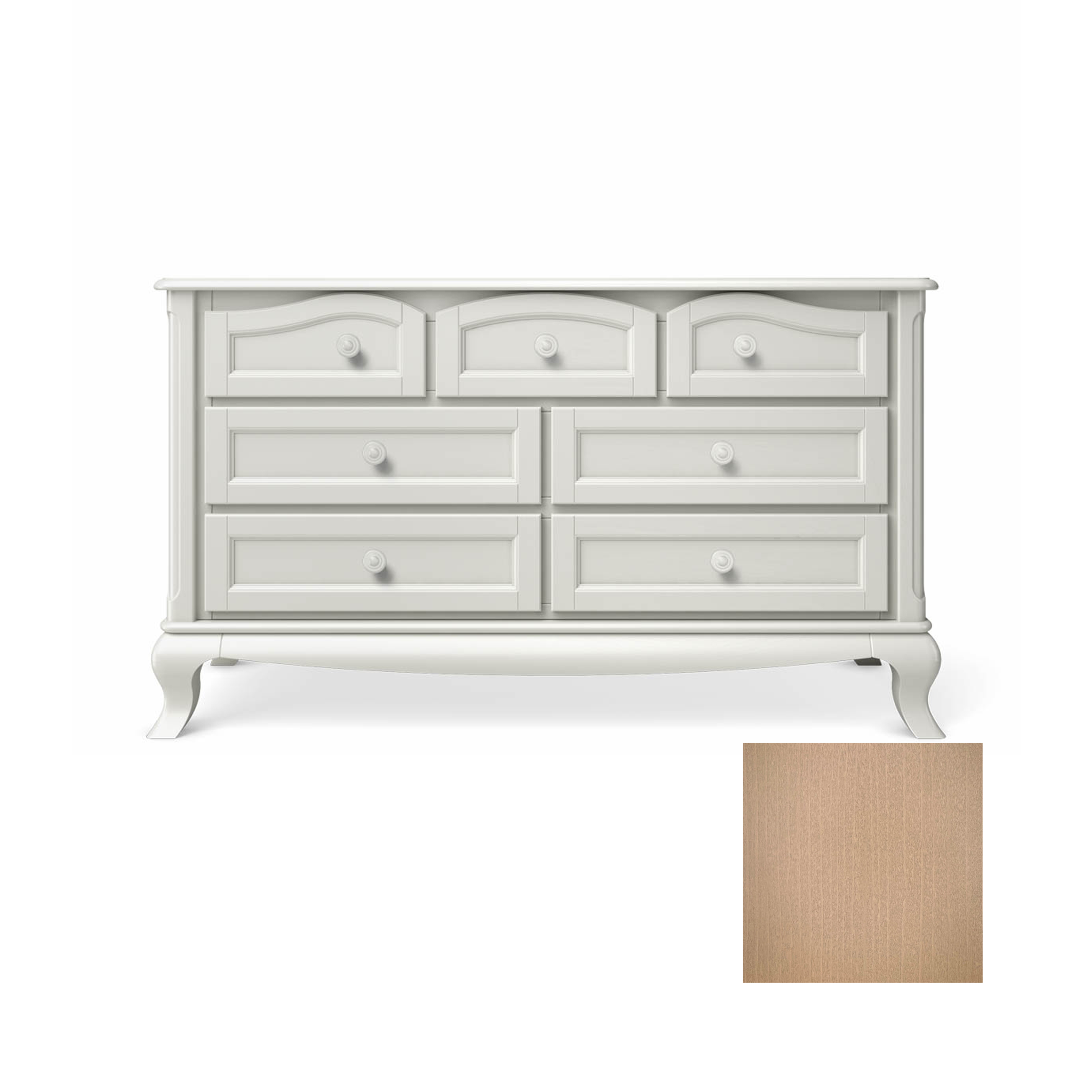 Romina Cleopatra Double Dresser - Tots to Teens Furniture