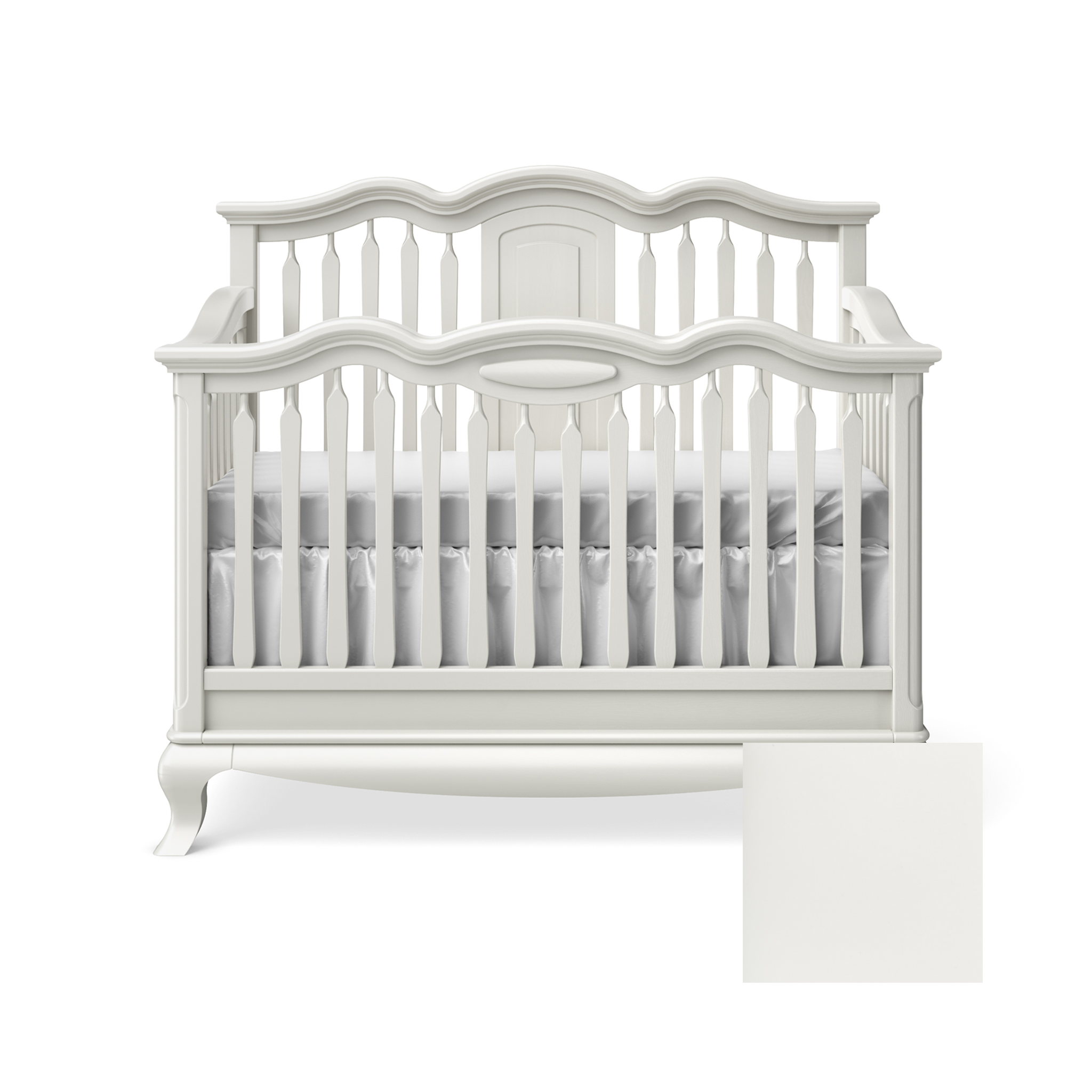 Cleopatra Convertible Crib with Open Panel - Tots to Teens Furniture