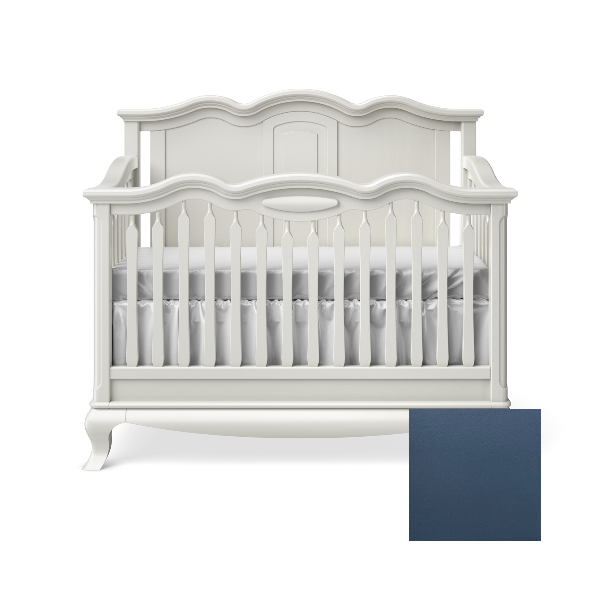 Cleopatra Convertible Crib with Solid Panel - Tots to Teens Furniture