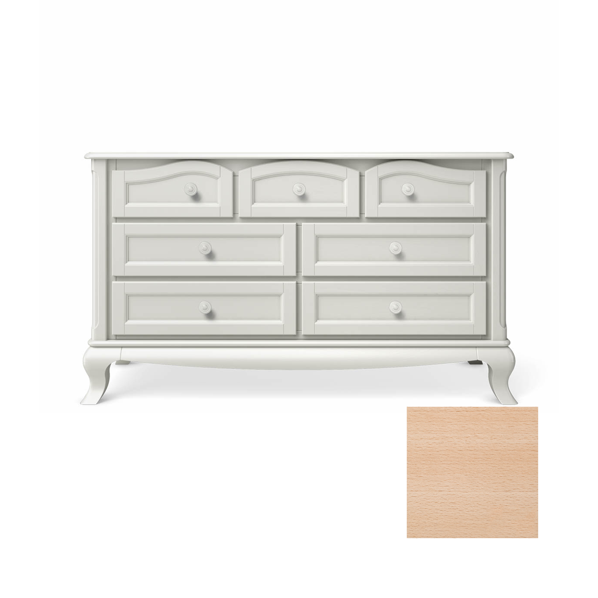 Romina Cleopatra Double Dresser- Tots to Teens Furniture