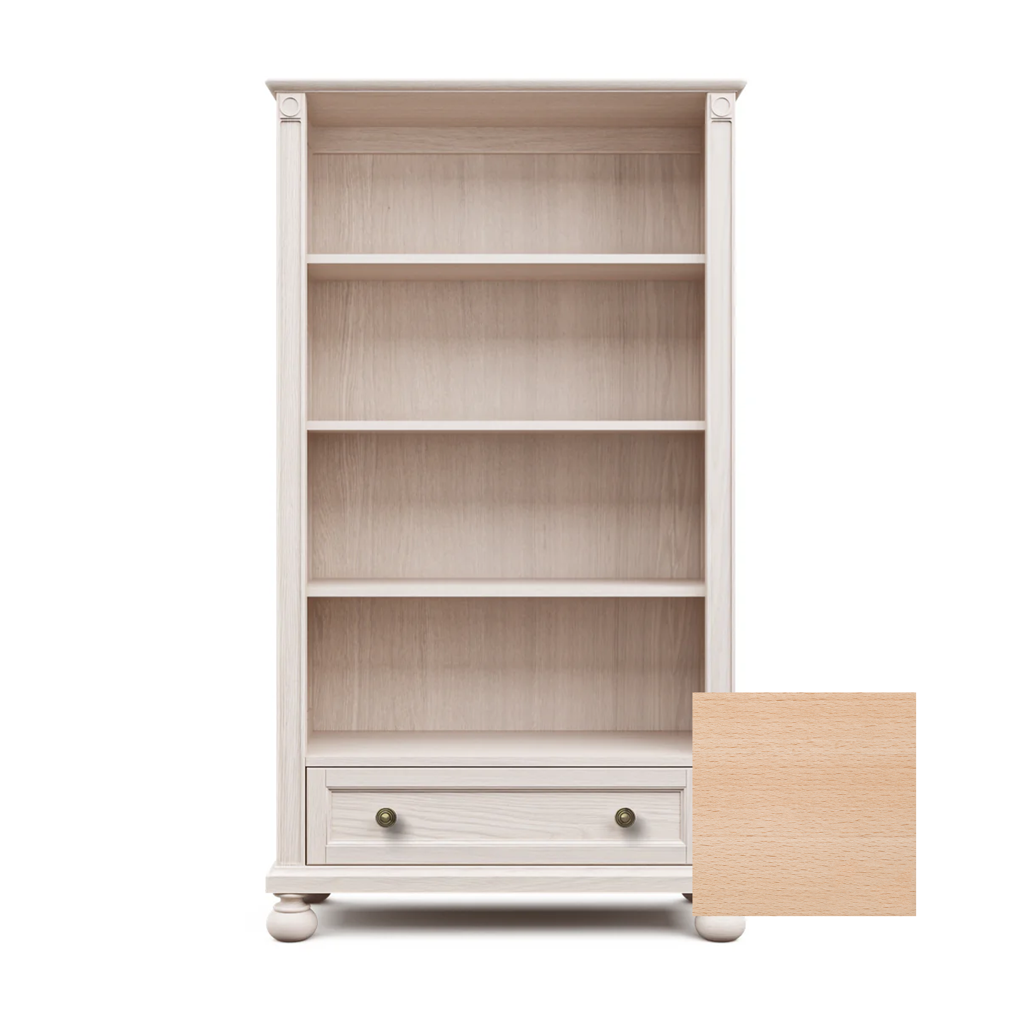 Romina Dakota Bookcase Albero Puro Bronze - Tots to Teens Furniture