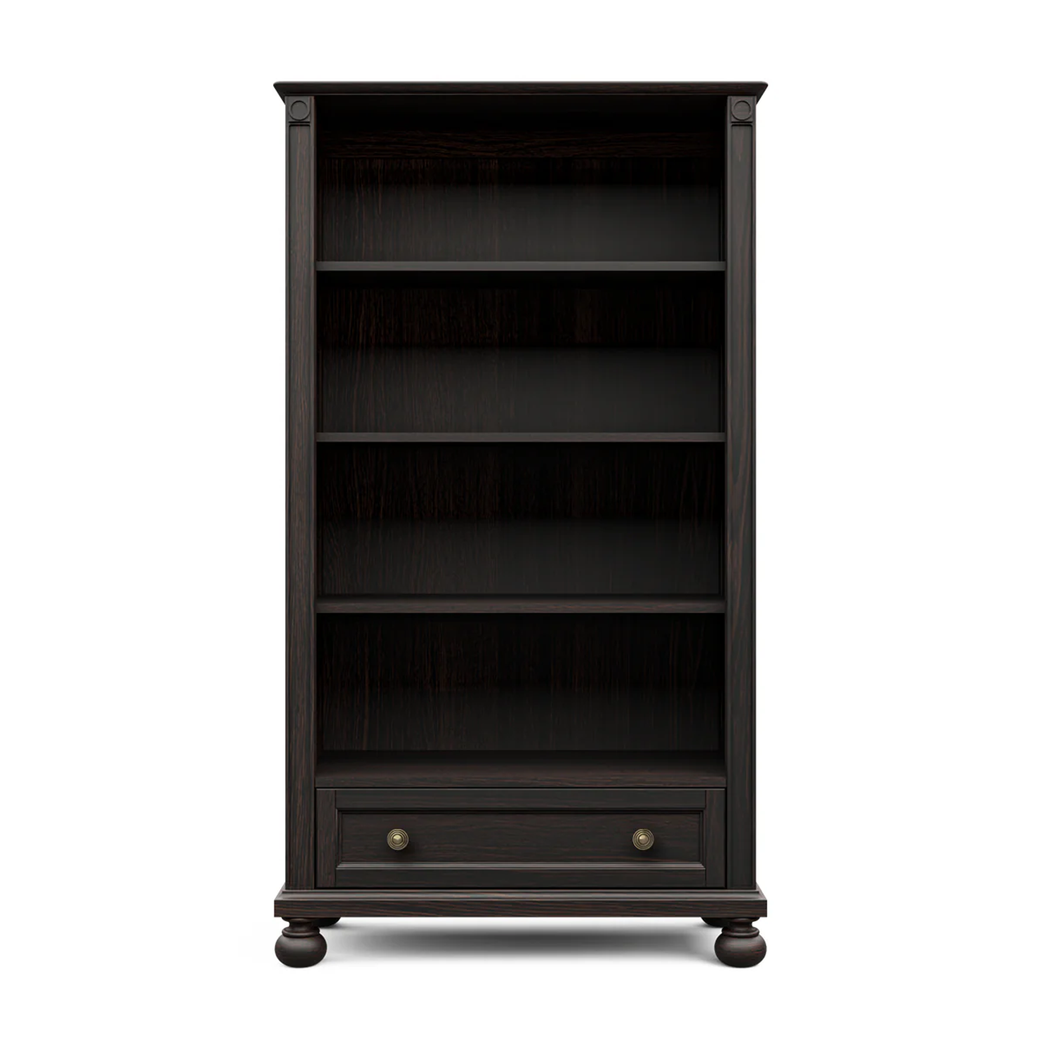 Romina Dakota Bookcase Bruno Rosso Bronze - Tots to Teens Furniture