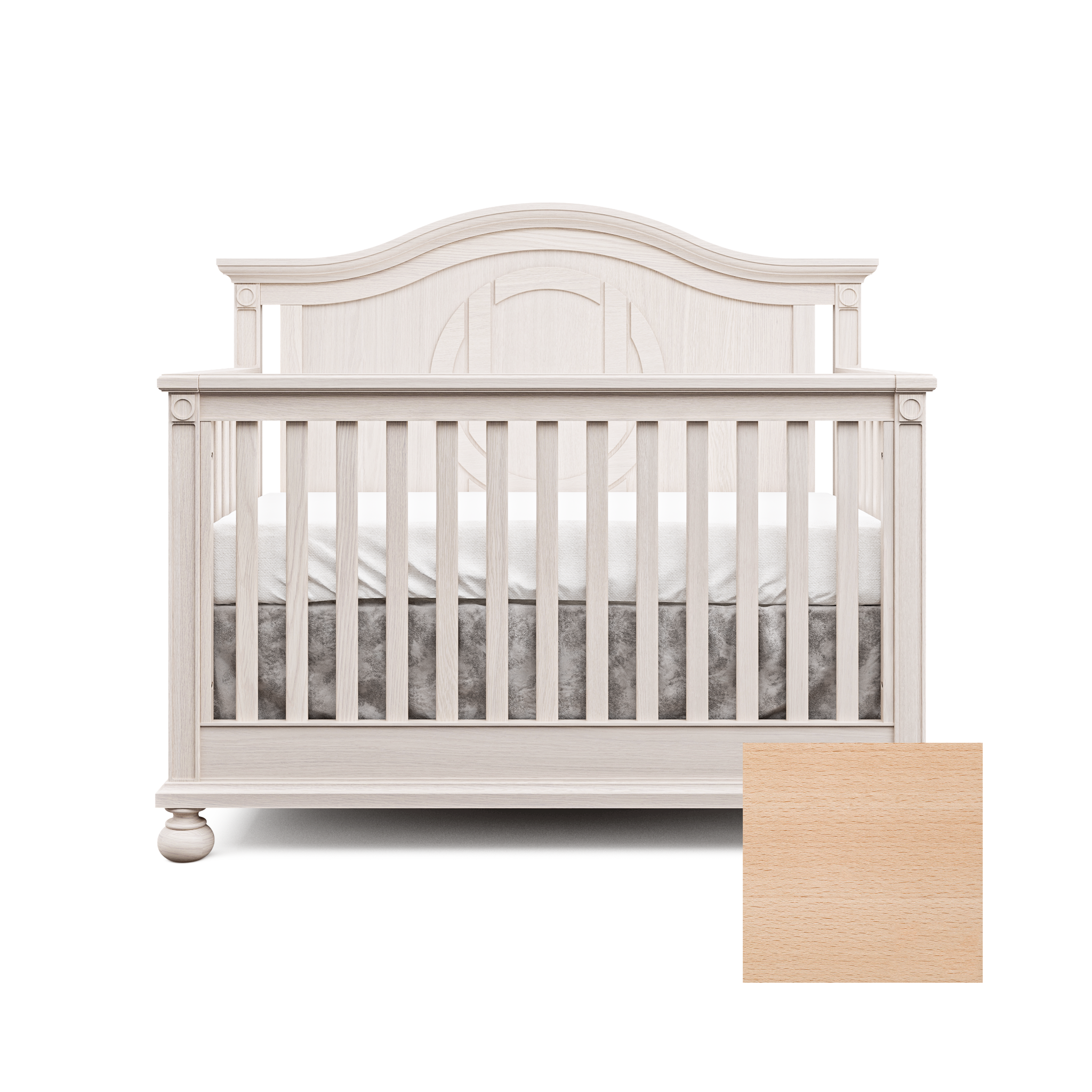 Romina Dakota Convertible Crib Albero Puro - Tots to Teens Furniture