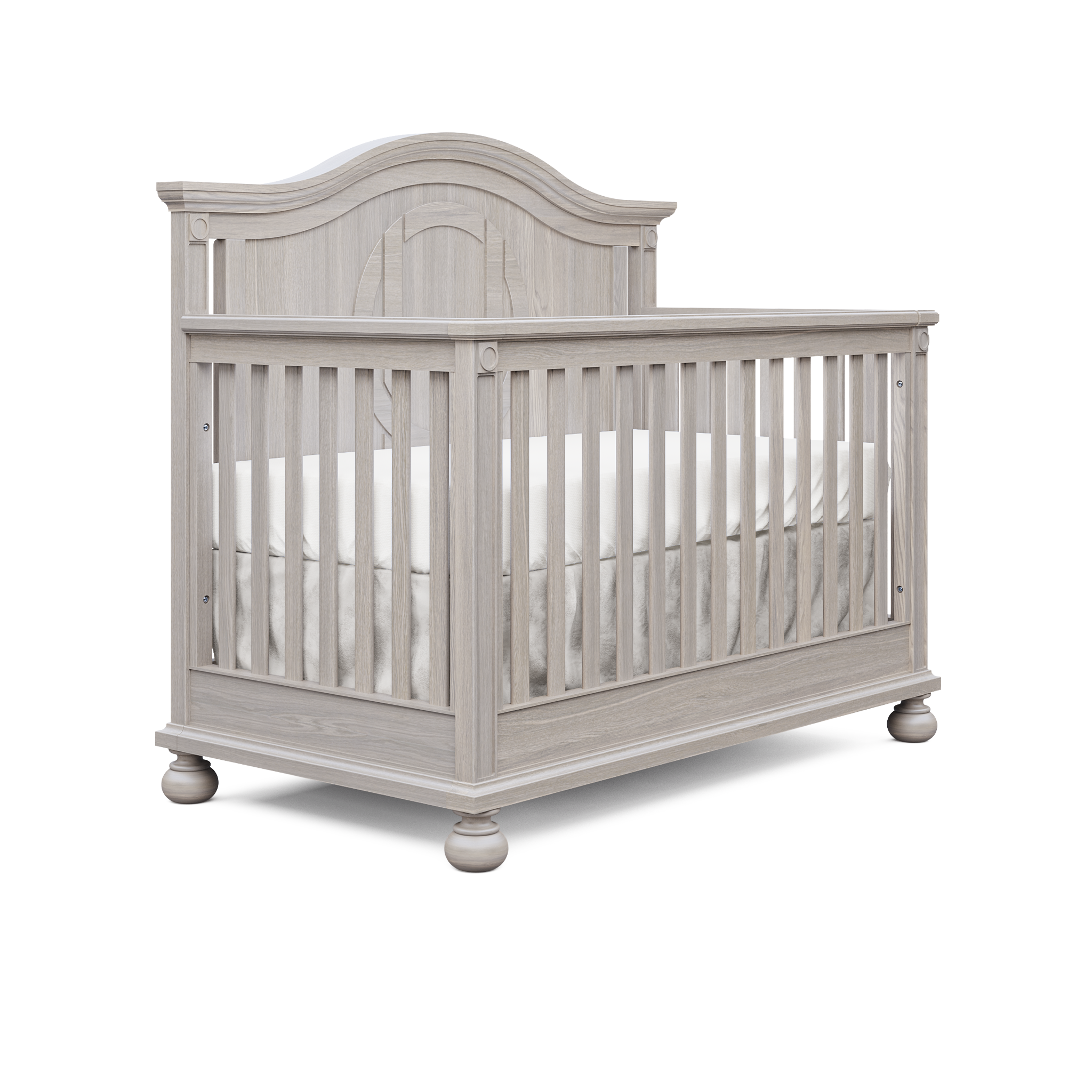 Romina Dakota Convertible Crib Ash - Tots to Teens Furniture