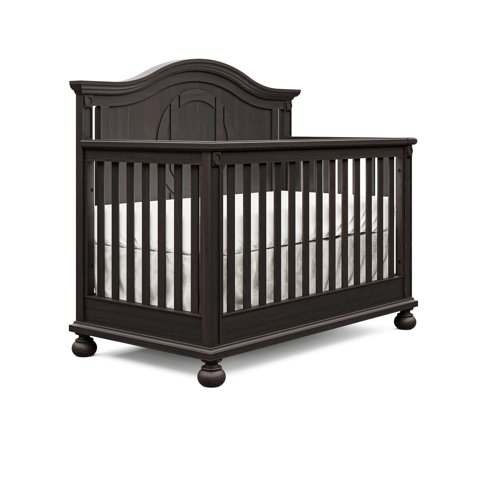 Romina Dakota Convertible Crib Bruno Rosso - Tots to Teens Furniture