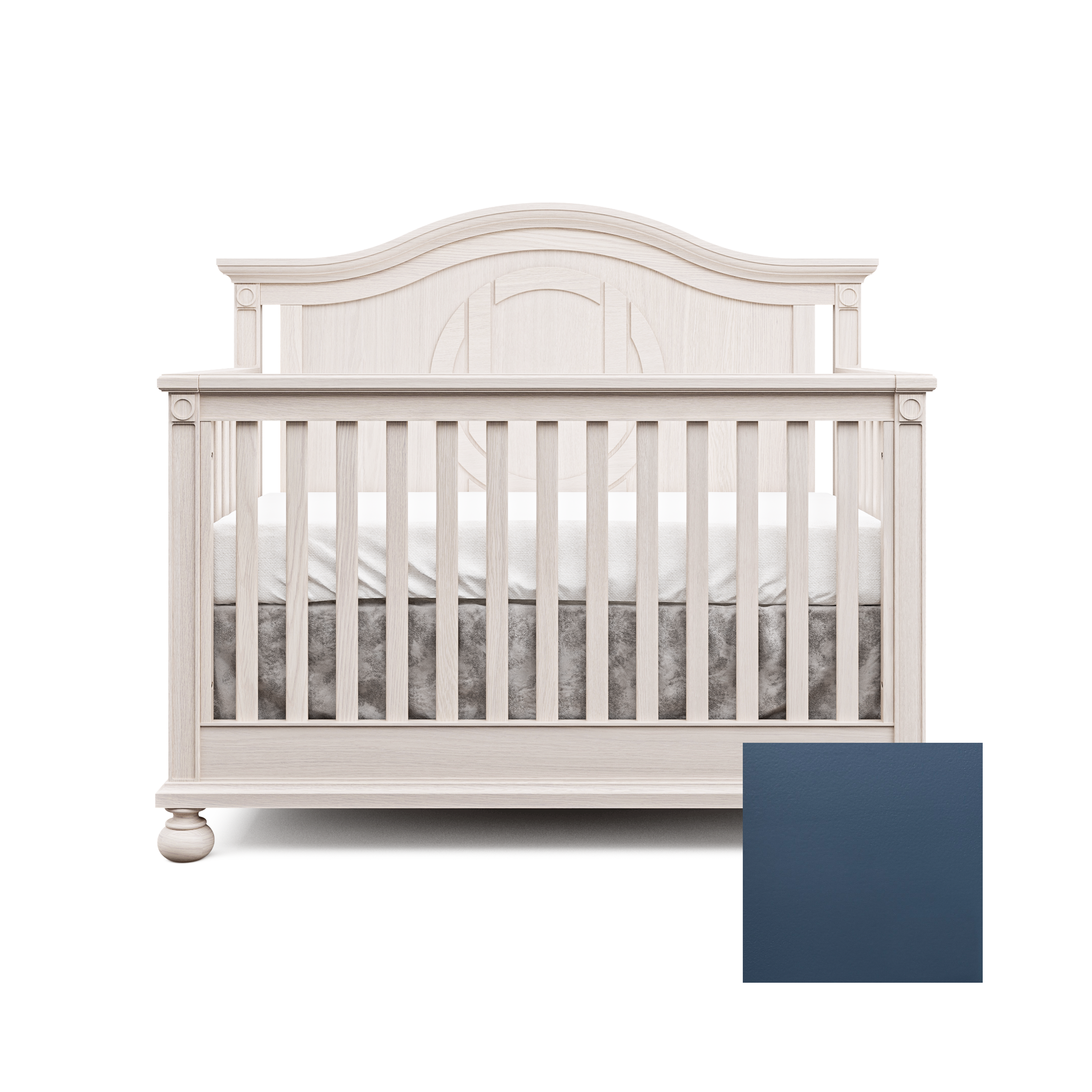 Romina Dakota Convertible Crib Navy - Tots to Teens Furniture
