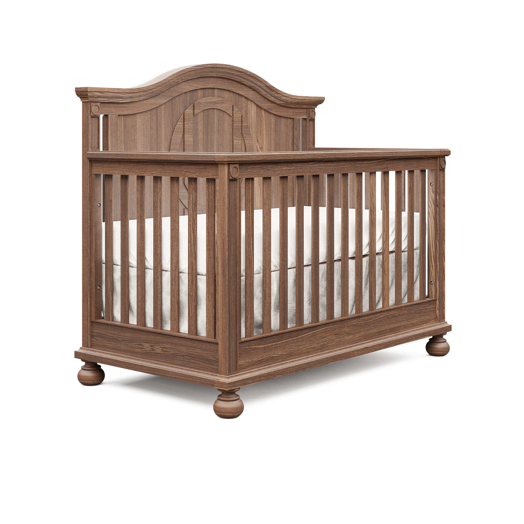 Romina Dakota Convertible Crib Nocello - Tots to Teens Furniture