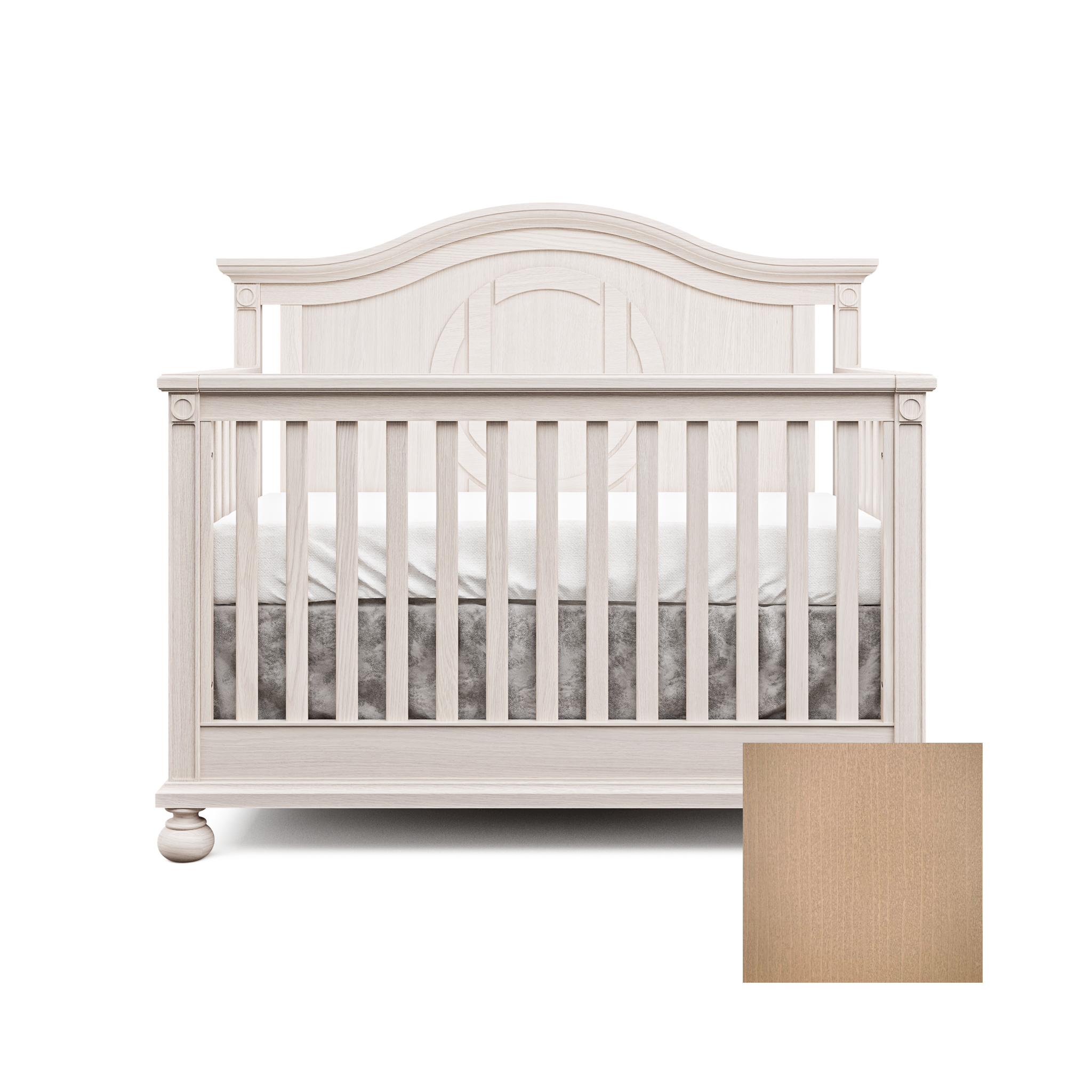 Romina Dakota Convertible Crib Toffee - Tots to Teens Furniture