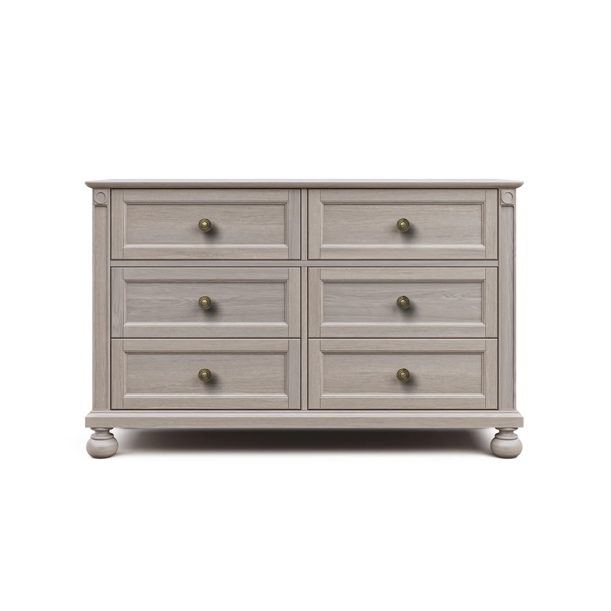 Romina Dakota Double Dresser Ash Bronze - Tots to Teens Furniture