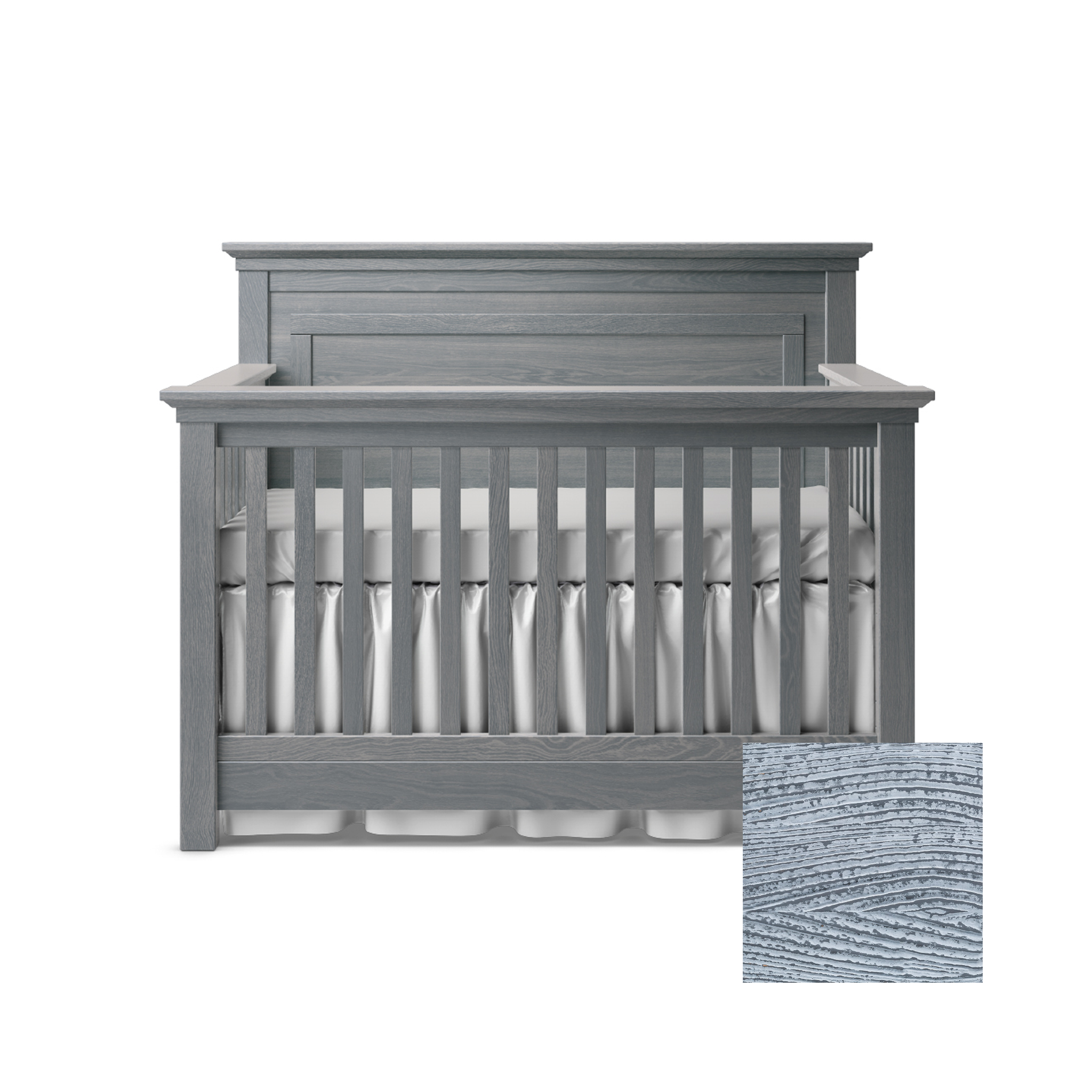 Romina Karisma Convertible Crib / Solid Back - Tots to Teens Furniture