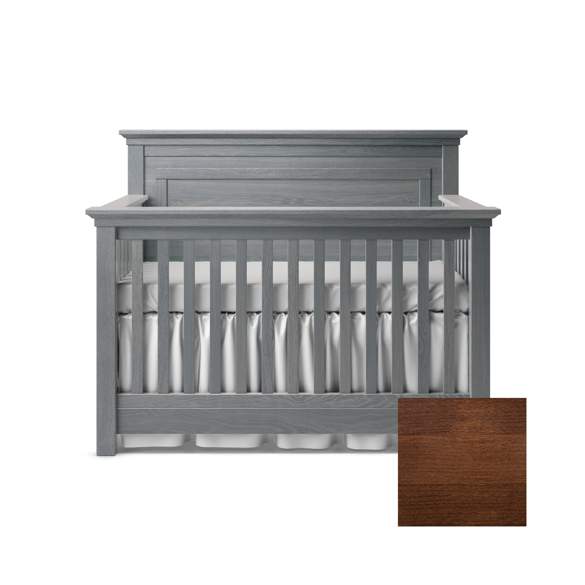 Romina Karisma Convertible Crib / Solid Back - Tots to Teens Furniture