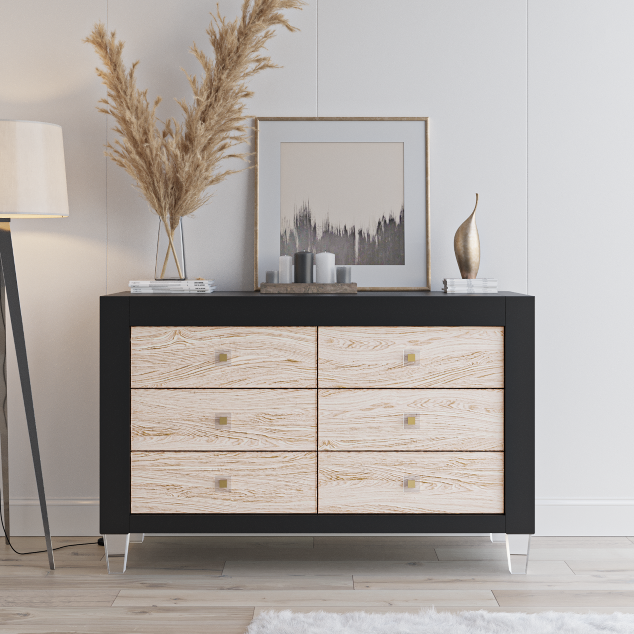 Millenario Double Dresser - Tots to Teens Furniture