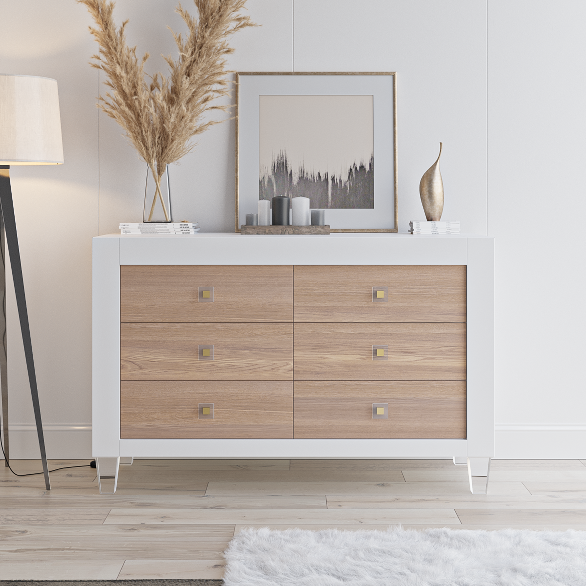 Millenario Double Dresser - Tots to Teens Furniture