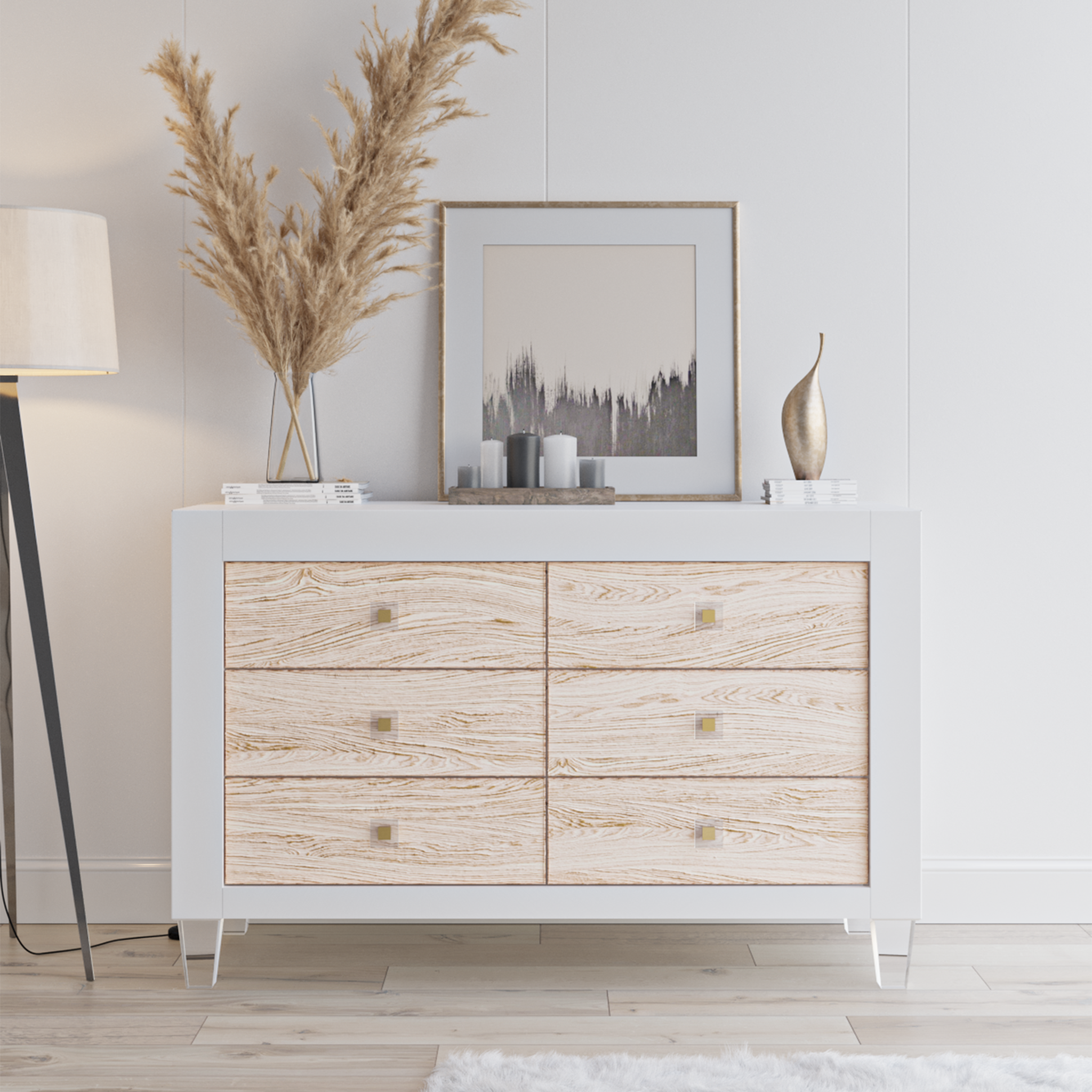 Millenario Double Dresser - Tots to Teens Furniture