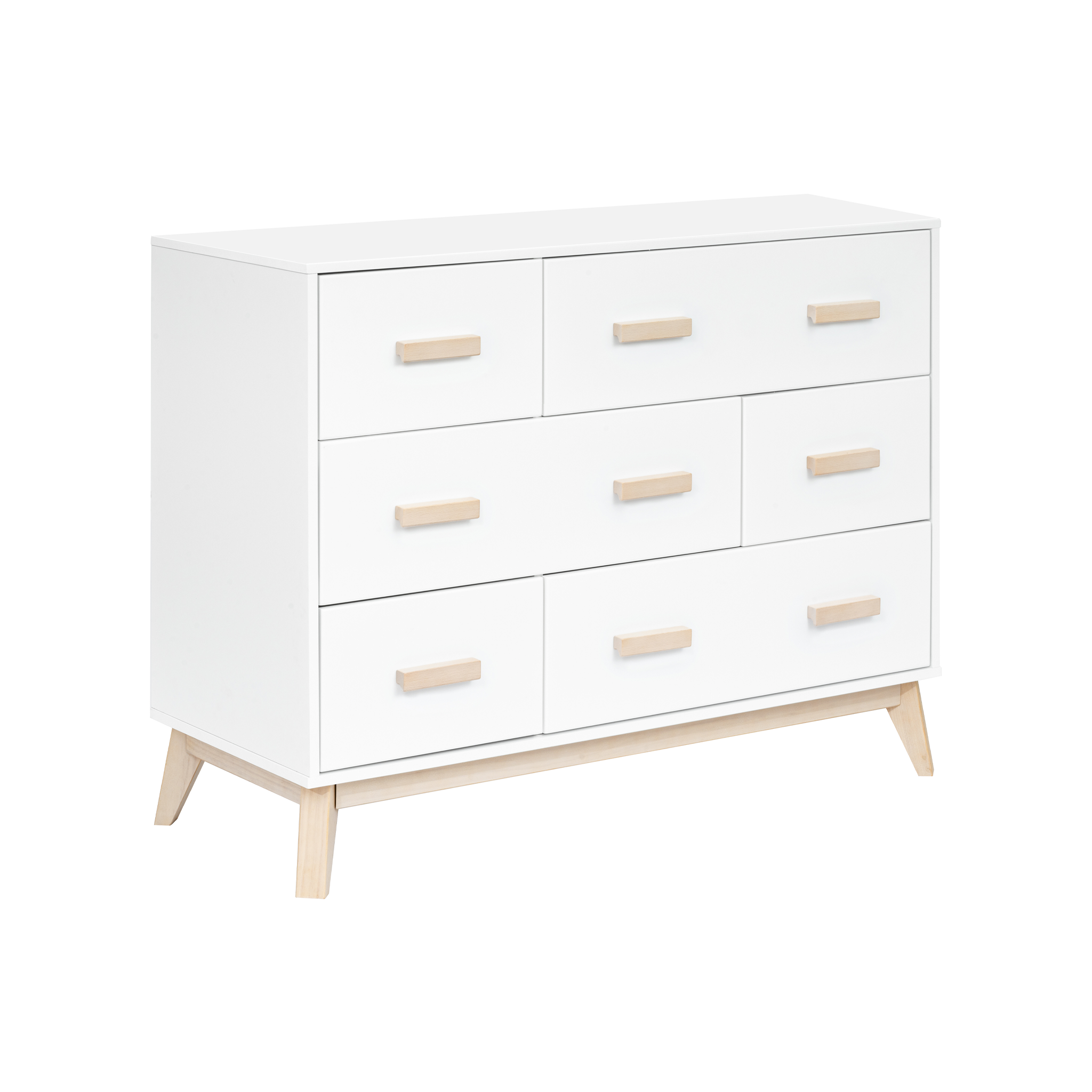 Scoot 6 Drawer Double Dresser - Tots to Teens Furniture