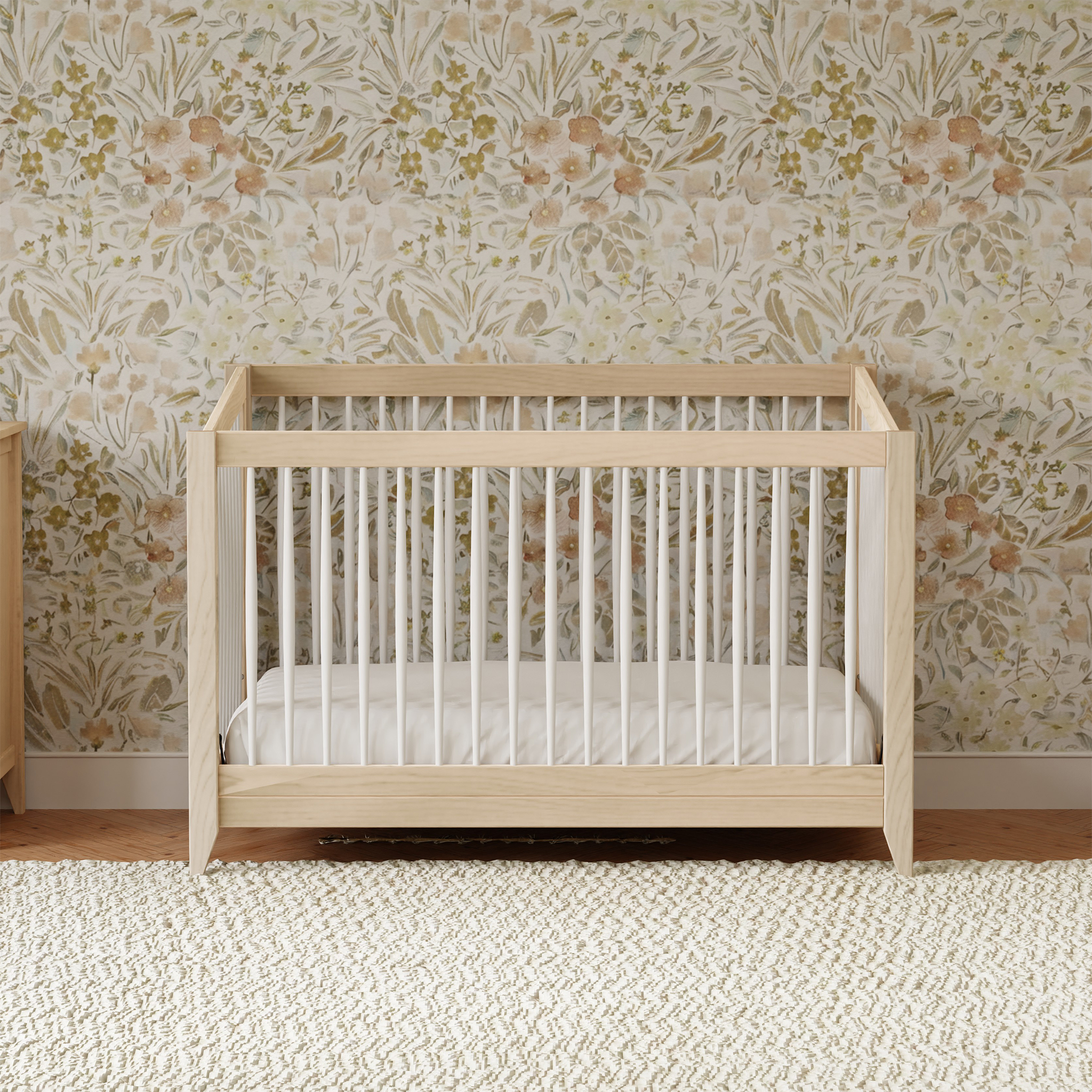 Sprout 4 in 1 Convertible Crib with Toddler Bed Conversion Kit - Tots to Teens Furniture