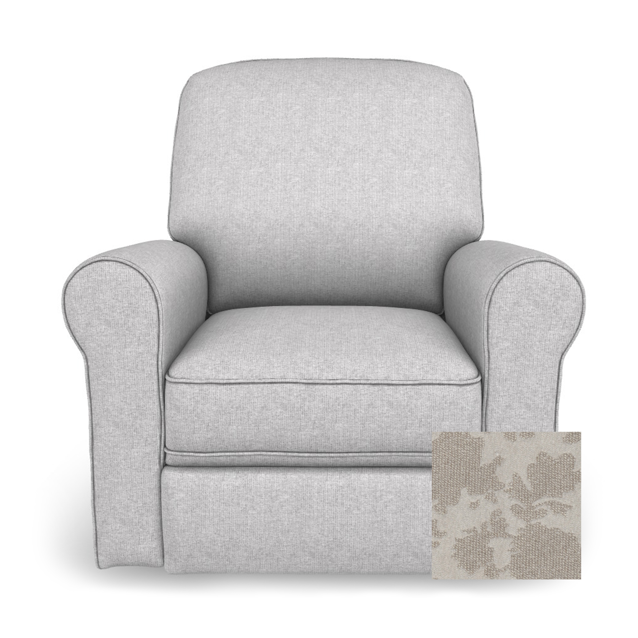 Josey Swivel Glider Recliner - Tots to Teens Furniture