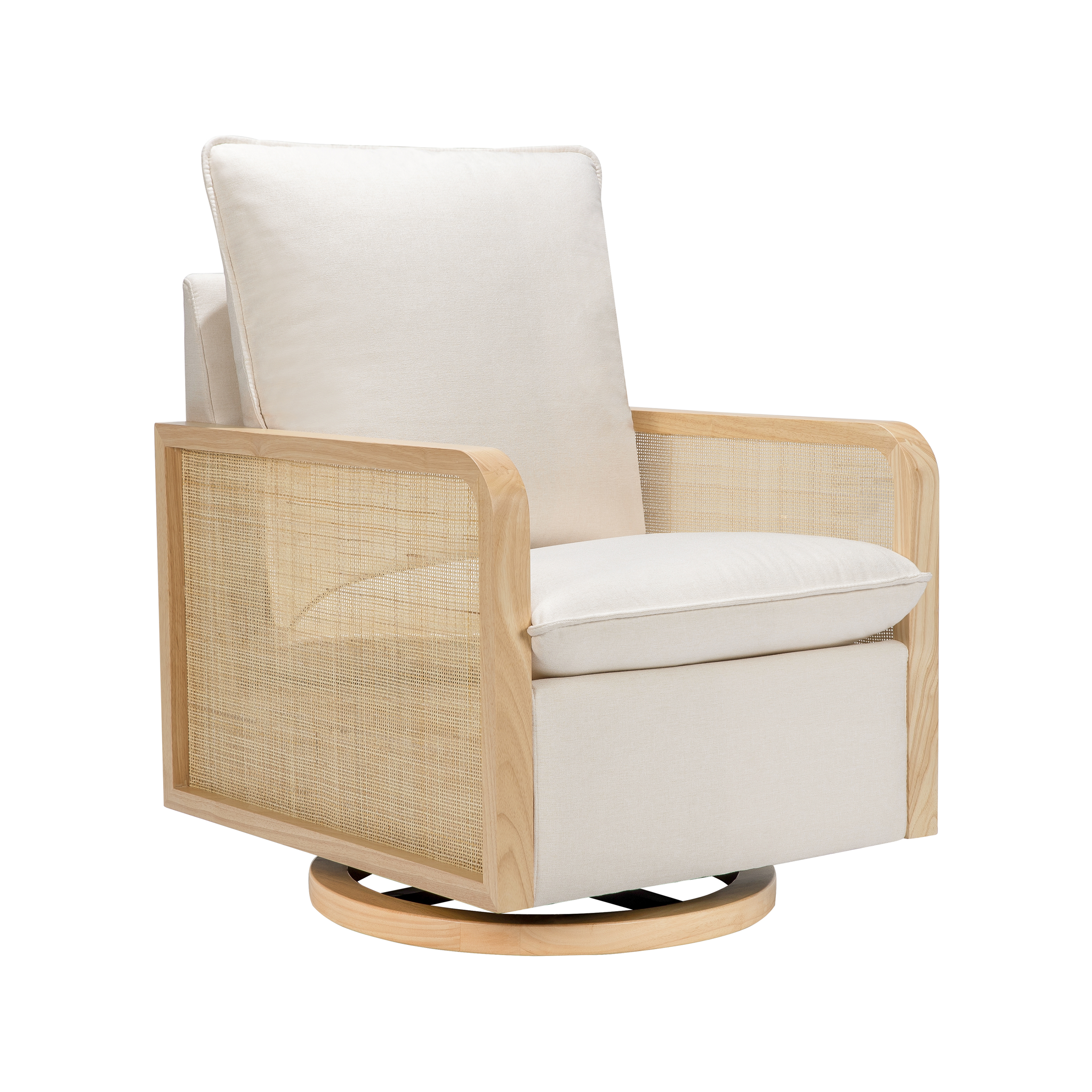 Sumba Swivel Glider with Cane - Tots to Teens Furniture