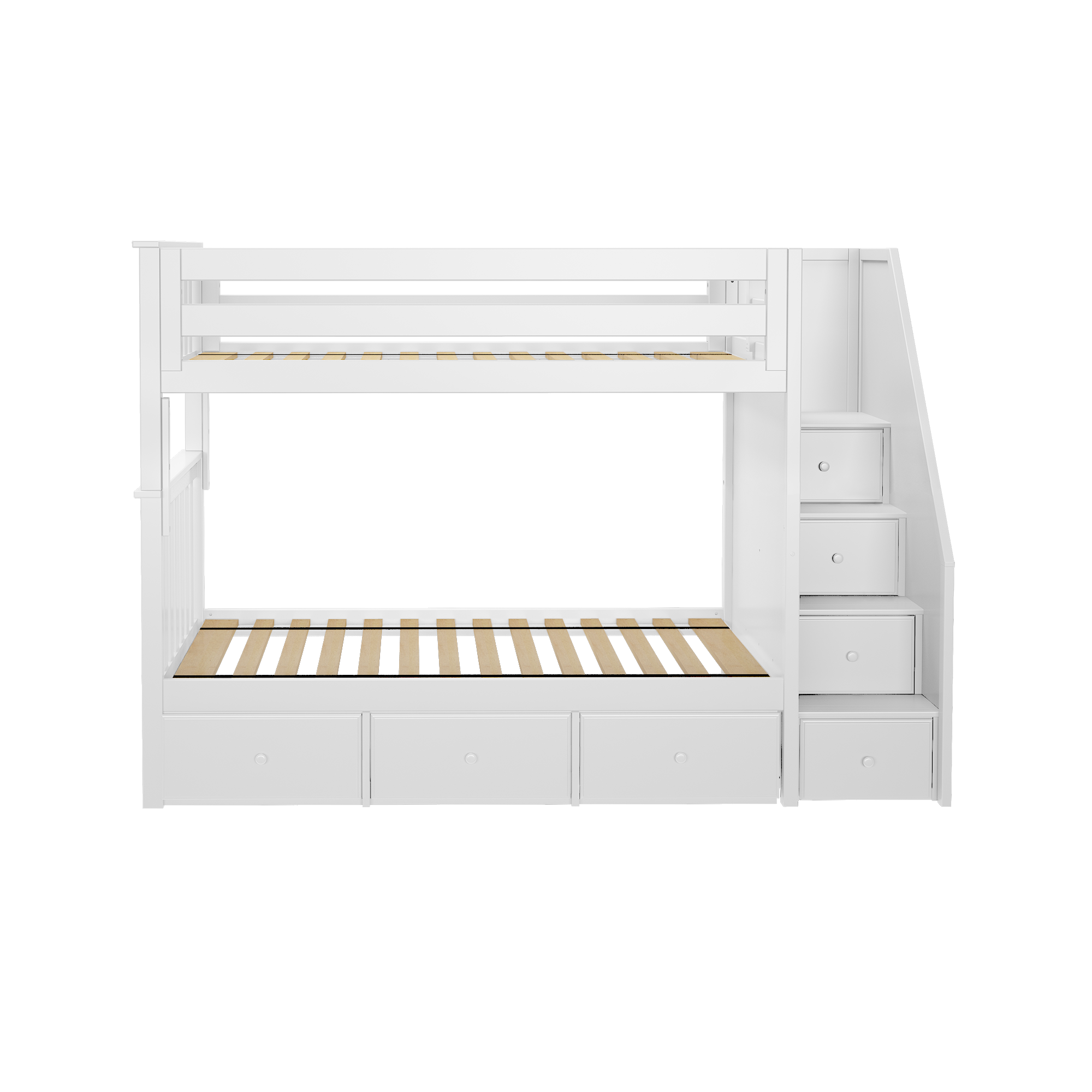 Sunderland - Twin/Twin Bunk Bed w/ Staircase - Tots to Teens Furniture