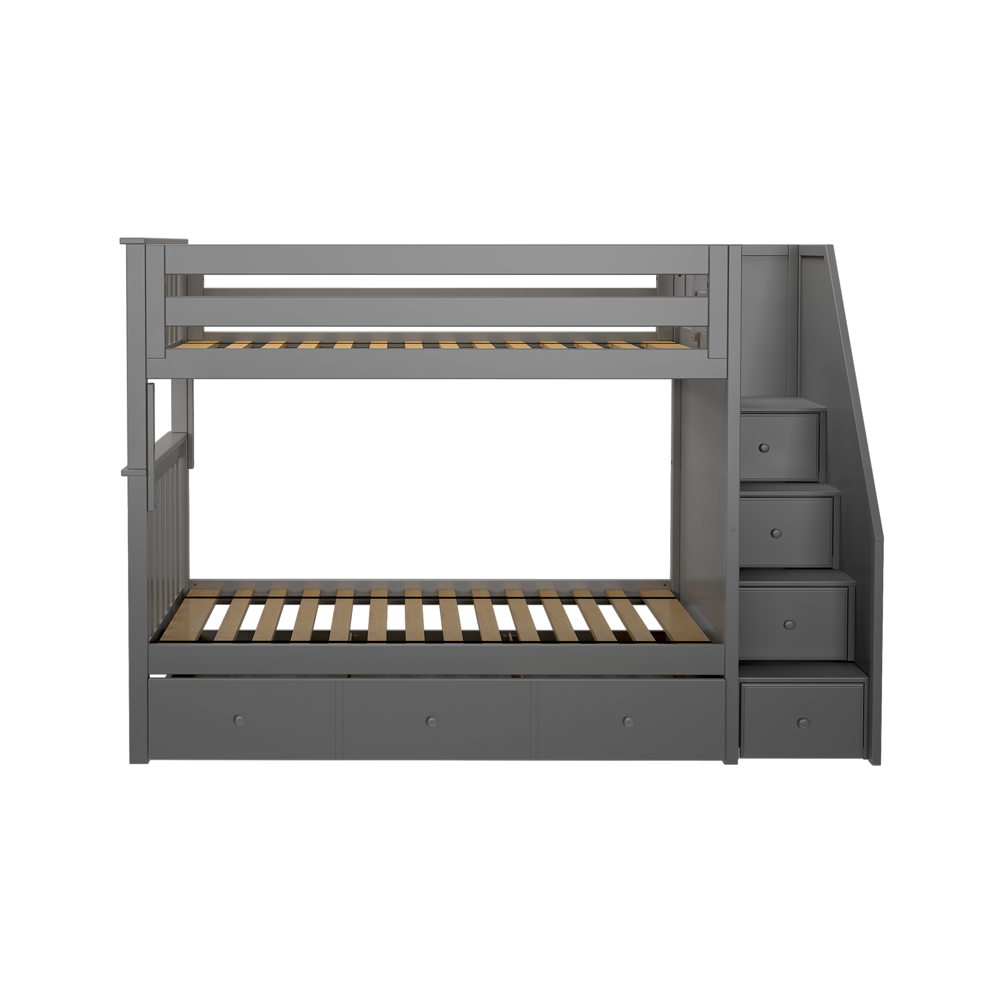 Sunderland - Twin/Twin Bunk Bed w/ Staircase - Tots to Teens Furniture
